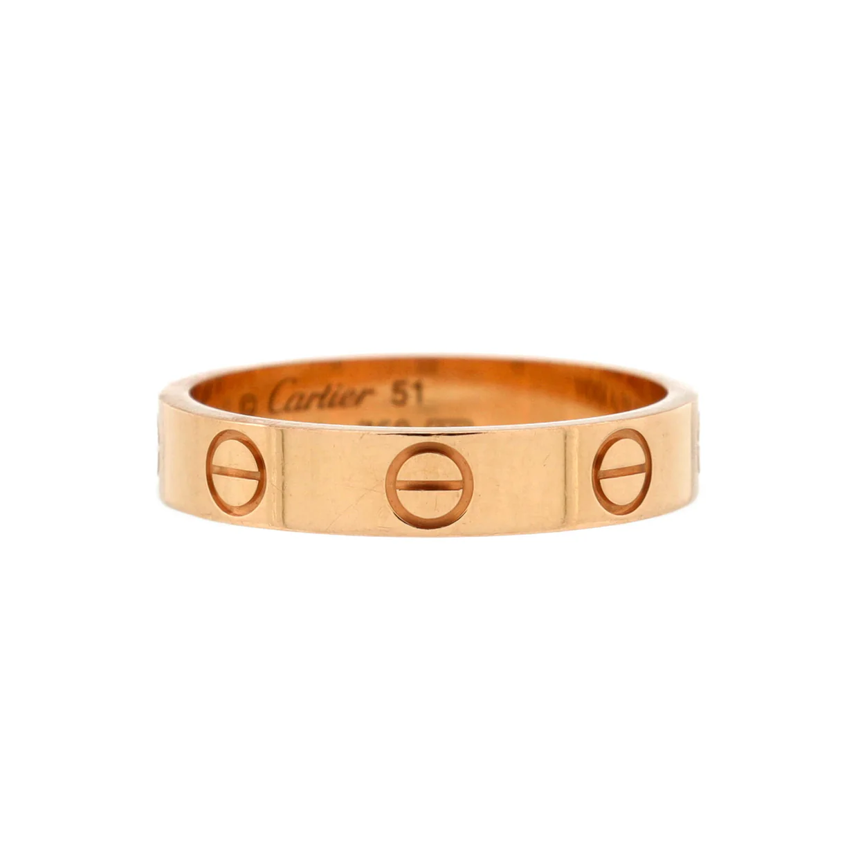 Love Wedding Band Ring 18K Rose Gold - Deep Luxury