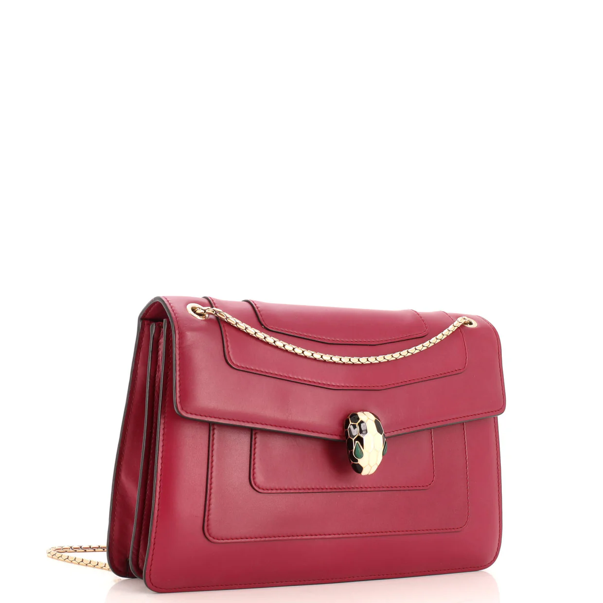 Serpenti Forever Shoulder Bag Leather Medium - Deep Luxury