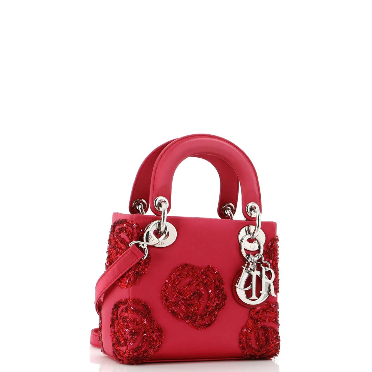 Lady Dior Bag Embellished Satin Mini - Deep Luxury