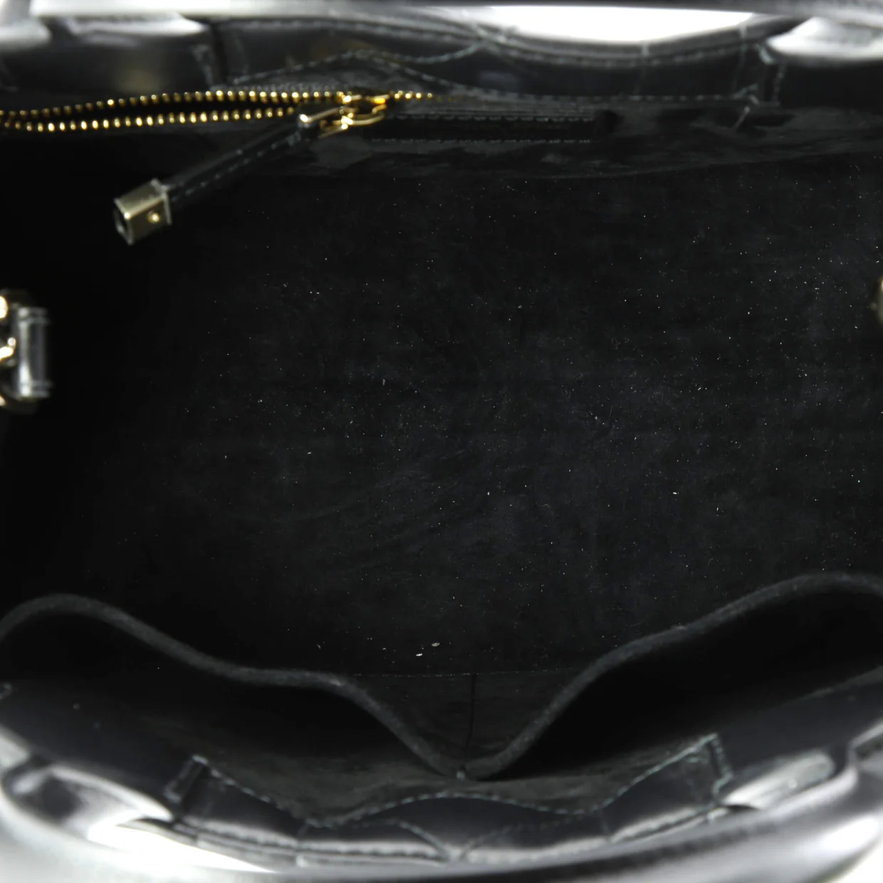 Book Tote with Strap Macrocannage Quilt Calfskin Small - Deep Luxury