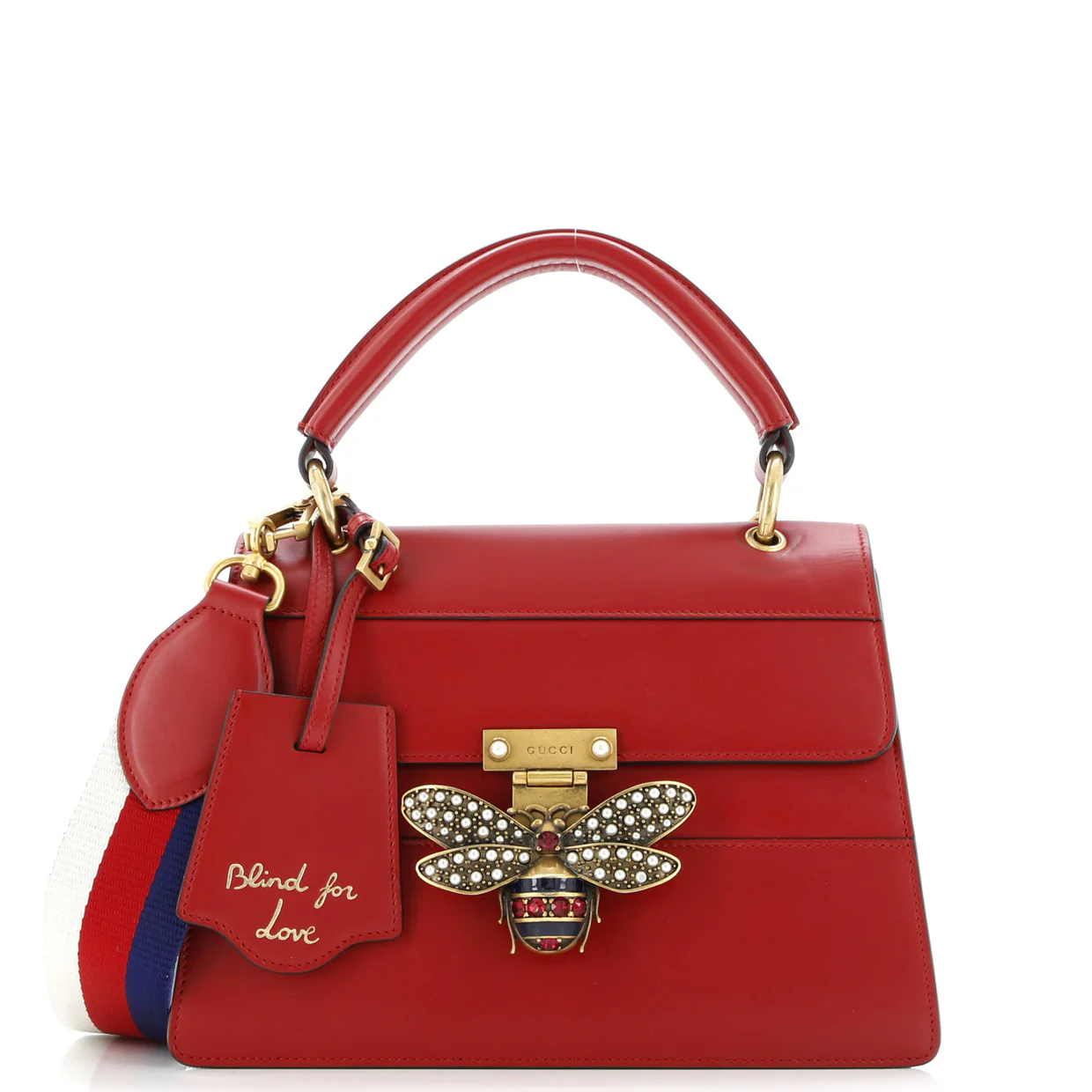 Queen Margaret Top Handle Bag Leather Small - Deep Luxury