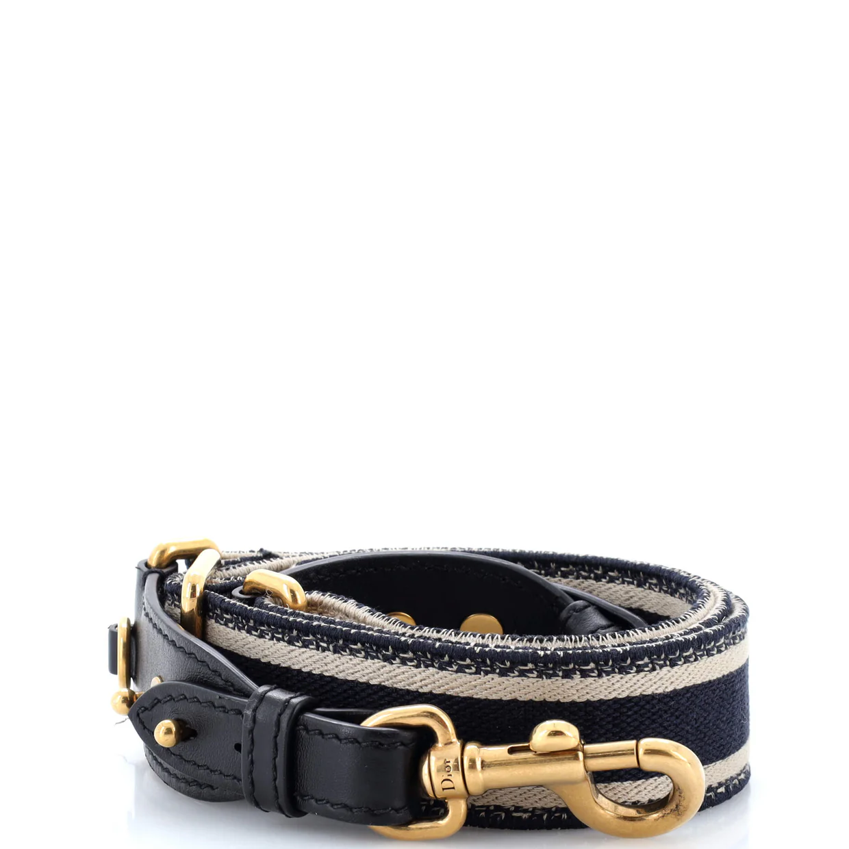 Logo Shoulder Strap Embroidered Canvas Thin - Deep Luxury