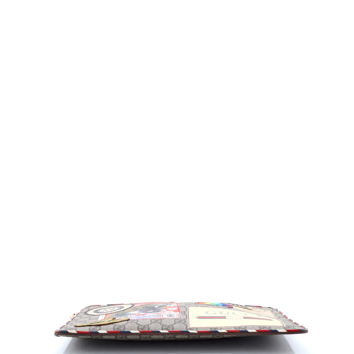 Courrier Pouch GG Coated Canvas with Applique - Deep Luxury