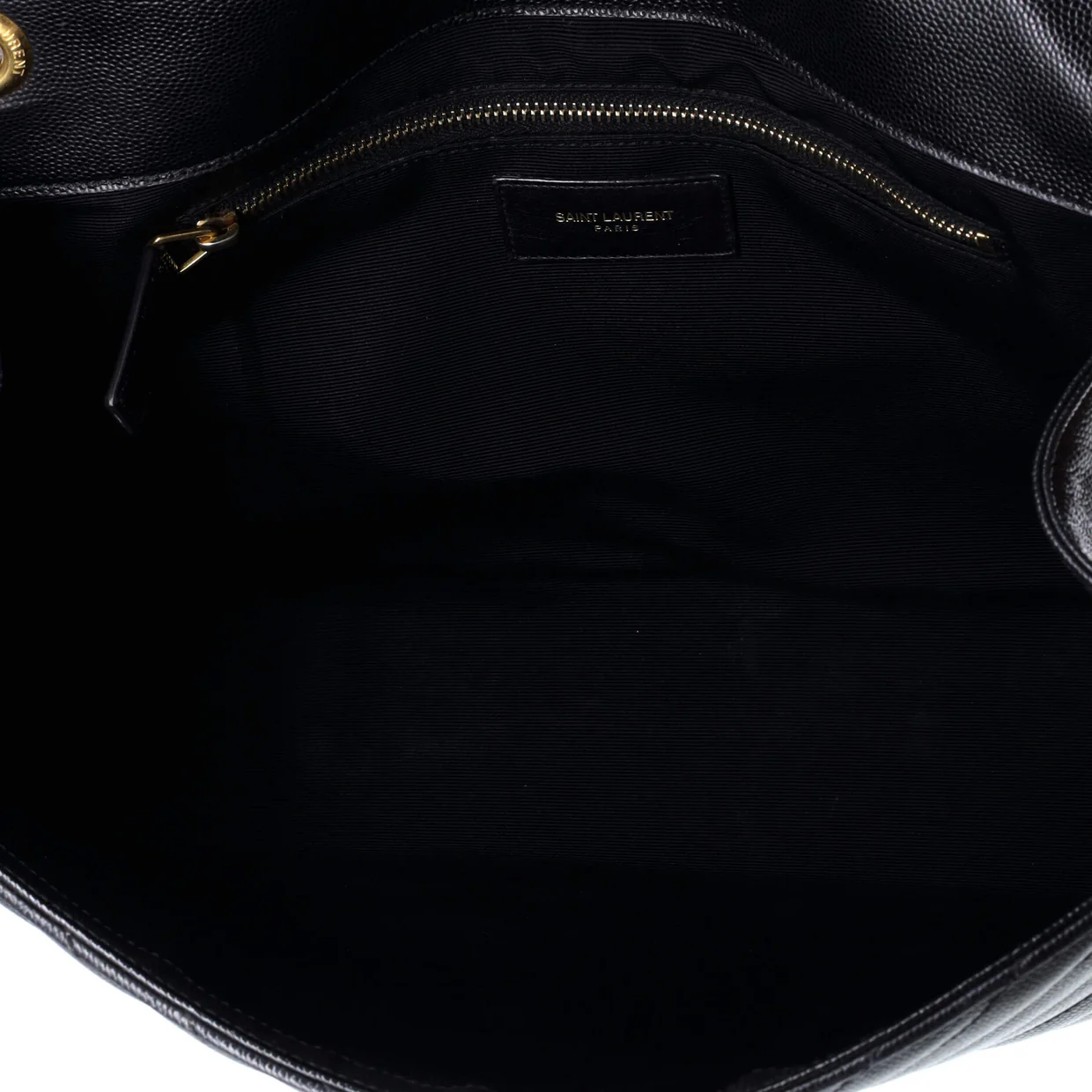 Classic Monogram Envelope Satchel Matelasse Chevron Leather Large - Deep Luxury