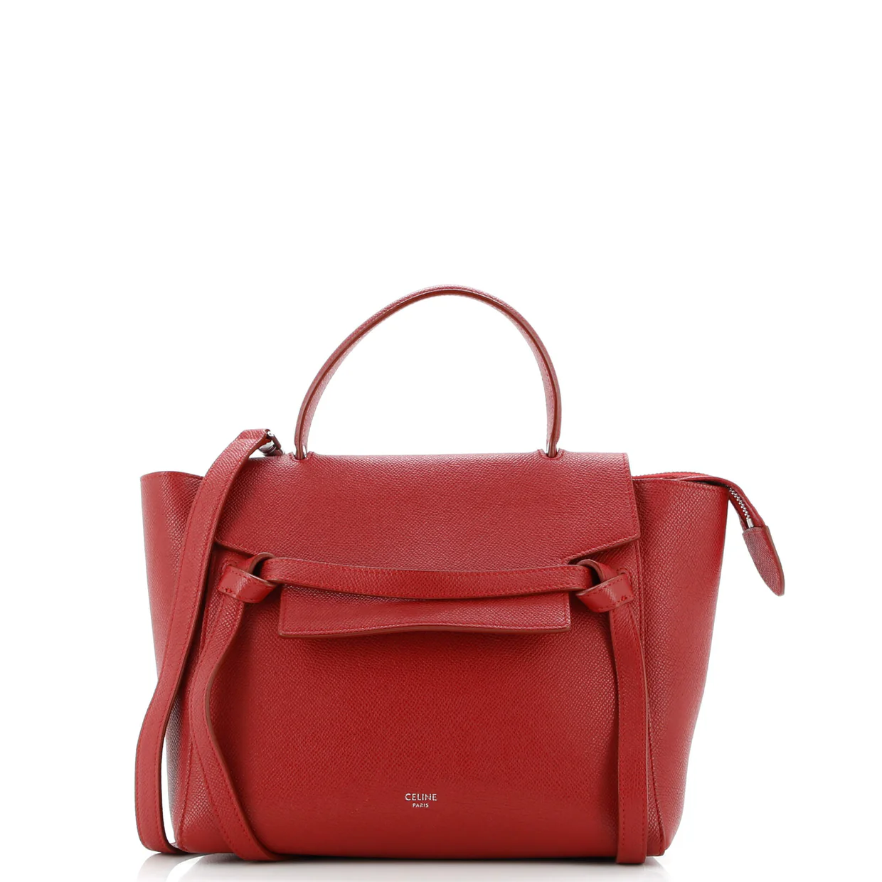 Belt Bag Textured Leather Micro - Deep Luxury