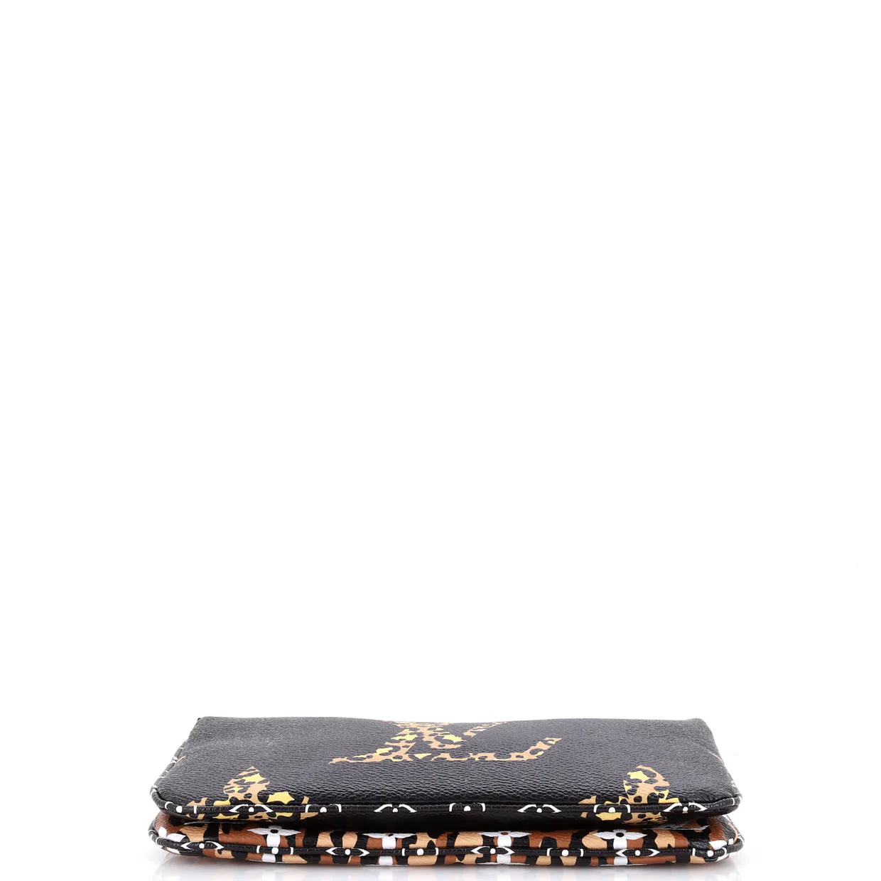 Double Zip Pochette Limited Edition Jungle Monogram Giant - Deep Luxury