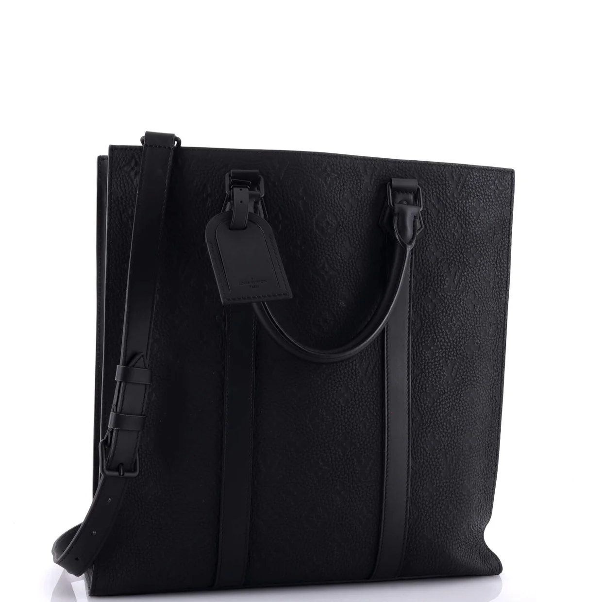 Sac Plat NV Bag Monogram Taurillon Leather - Deep Luxury