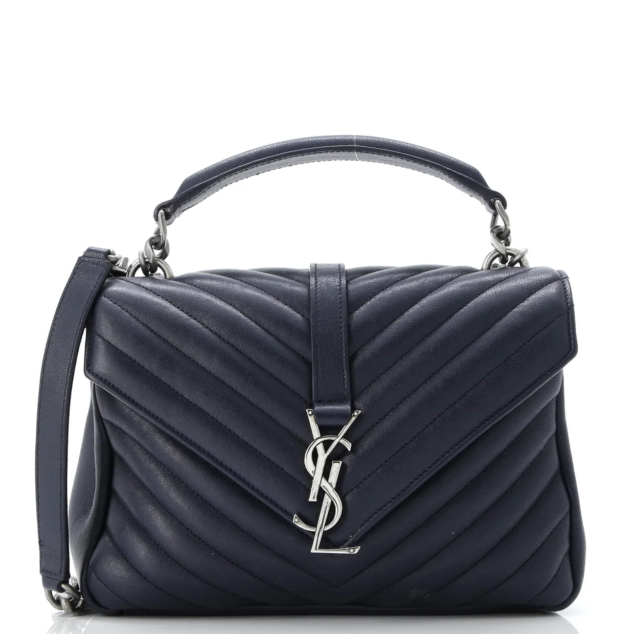 Classic Monogram College Bag Quilted Leather Medium - Deep Luxury
