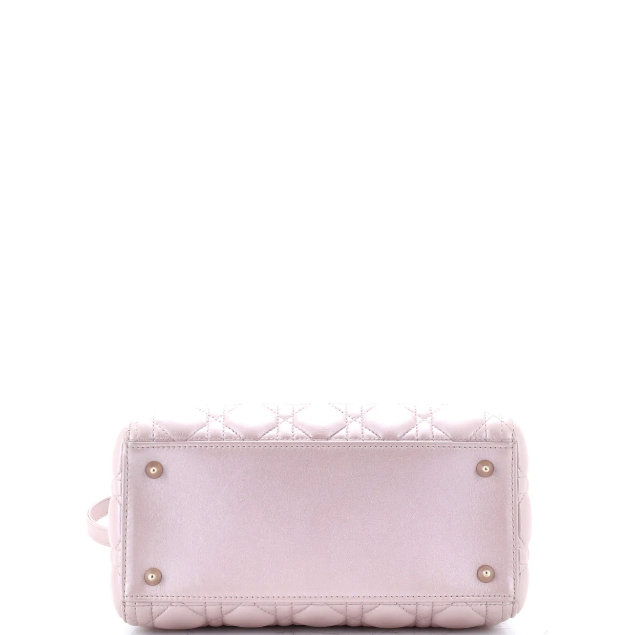 Lady Dior Bag Cannage Quilt Metallic Leather Medium - Deep Luxury