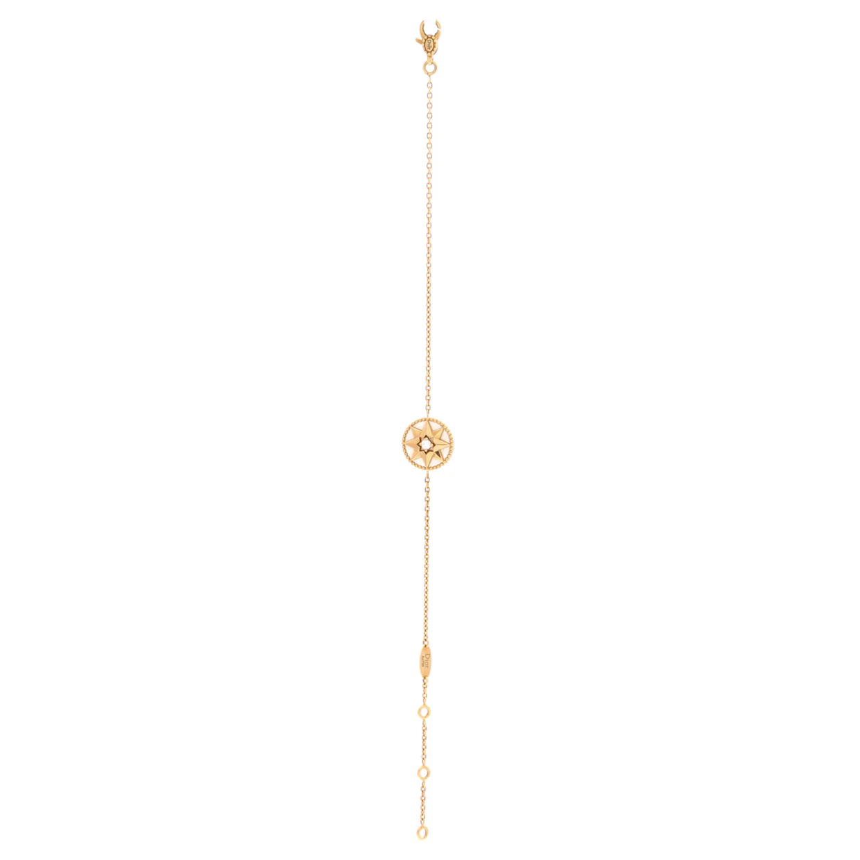 Rose des Vents Bracelet 18K Yellow Gold with Diamond and Mother of Pearl - Deep Luxury