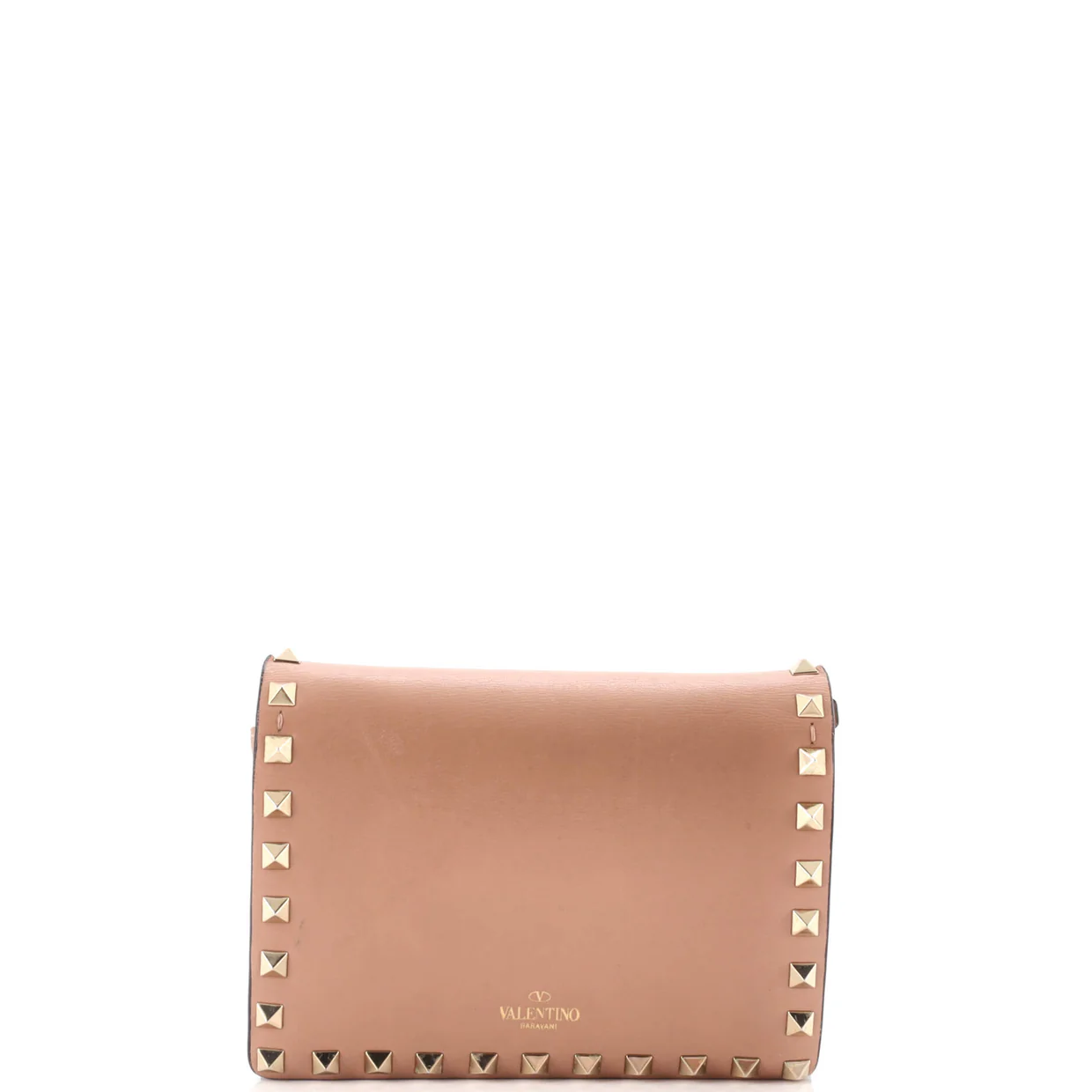 Rockstud Pouch Crossbody Bag Leather Mini - Deep Luxury
