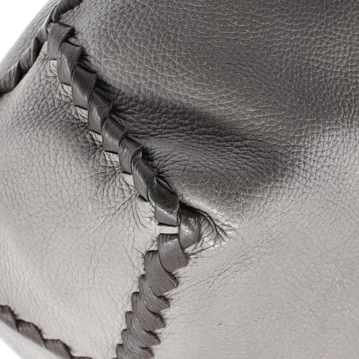 Open Hobo Cervo with Intrecciato Detail Medium - Deep Luxury