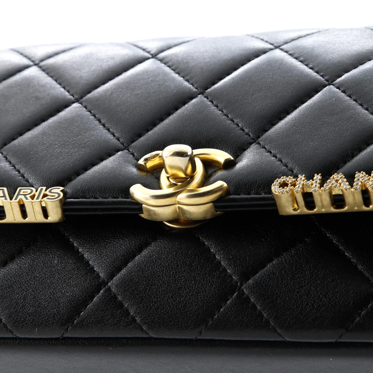 Paris Monaco Flap Bag Quilted Lambskin Mini - Deep Luxury