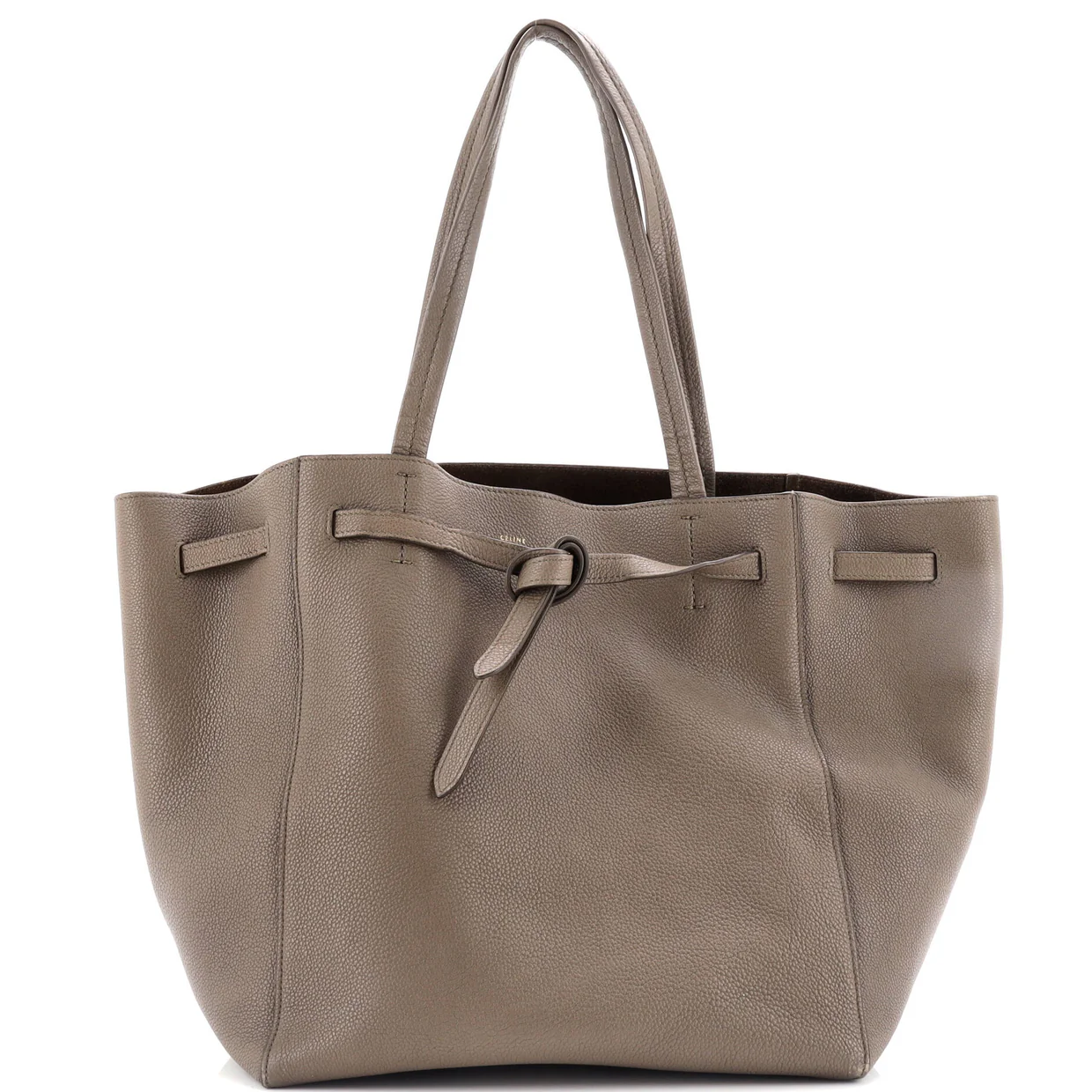 Phantom Tie Cabas Tote Leather Small - Deep Luxury