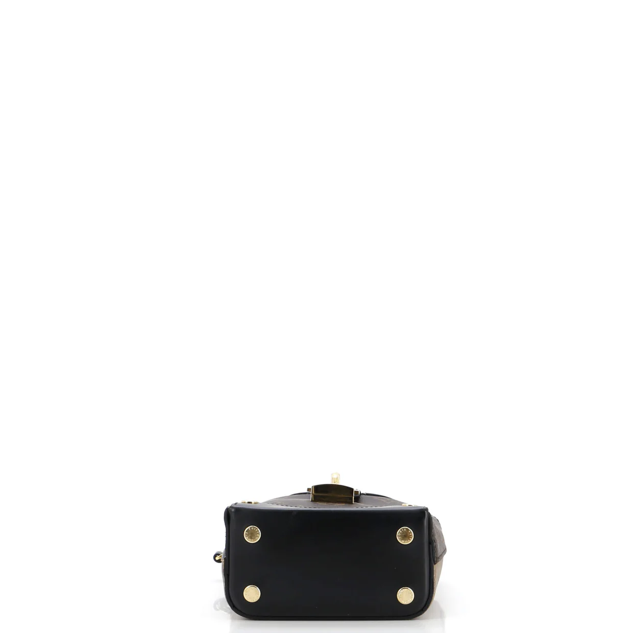 Bento Box Handbag Reverse Monogram Canvas - Deep Luxury