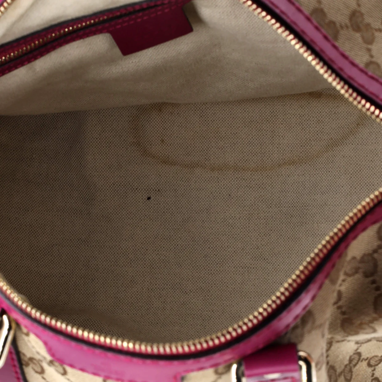 Convertible Joy Boston Bag GG Canvas with Leather Medium - Deep Luxury