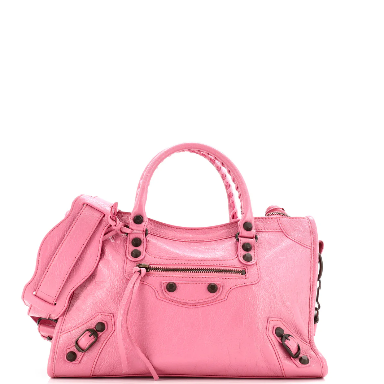 City Classic Studs Bag Leather Small - Deep Luxury