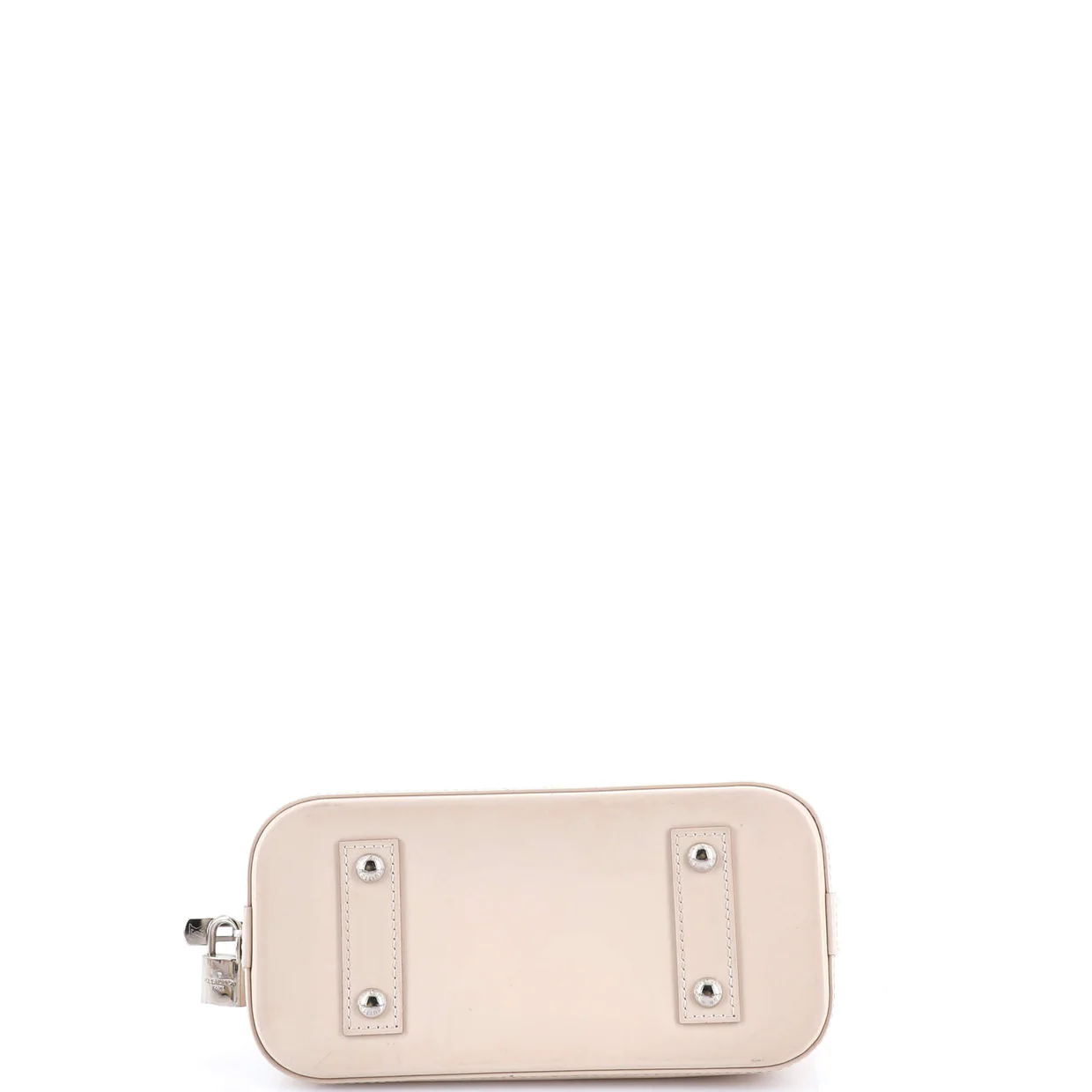 Alma Handbag Epi Leather with Logo Jacquard Strap BB - Deep Luxury