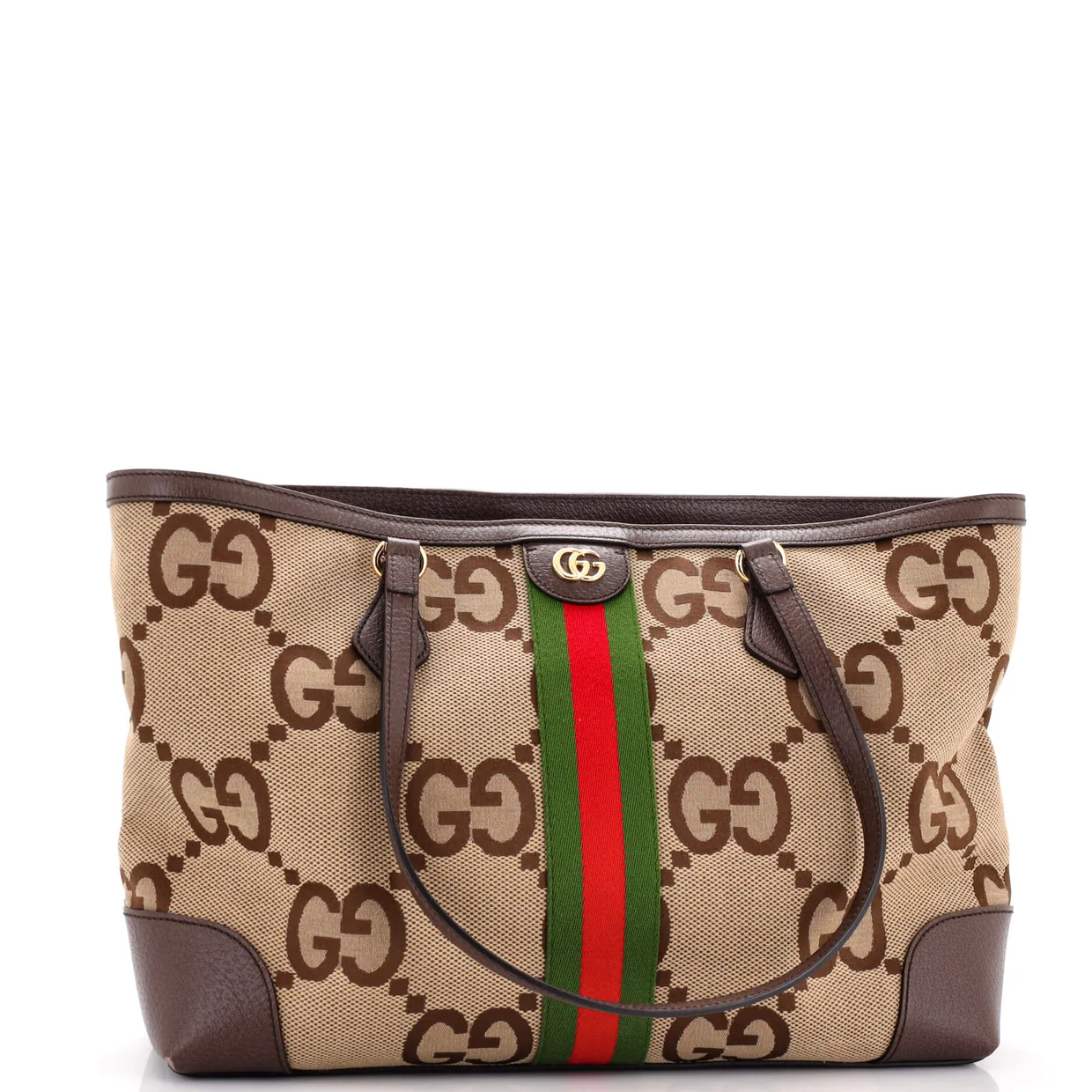 Ophidia Shopping Tote Jumbo GG Canvas Medium - Deep Luxury