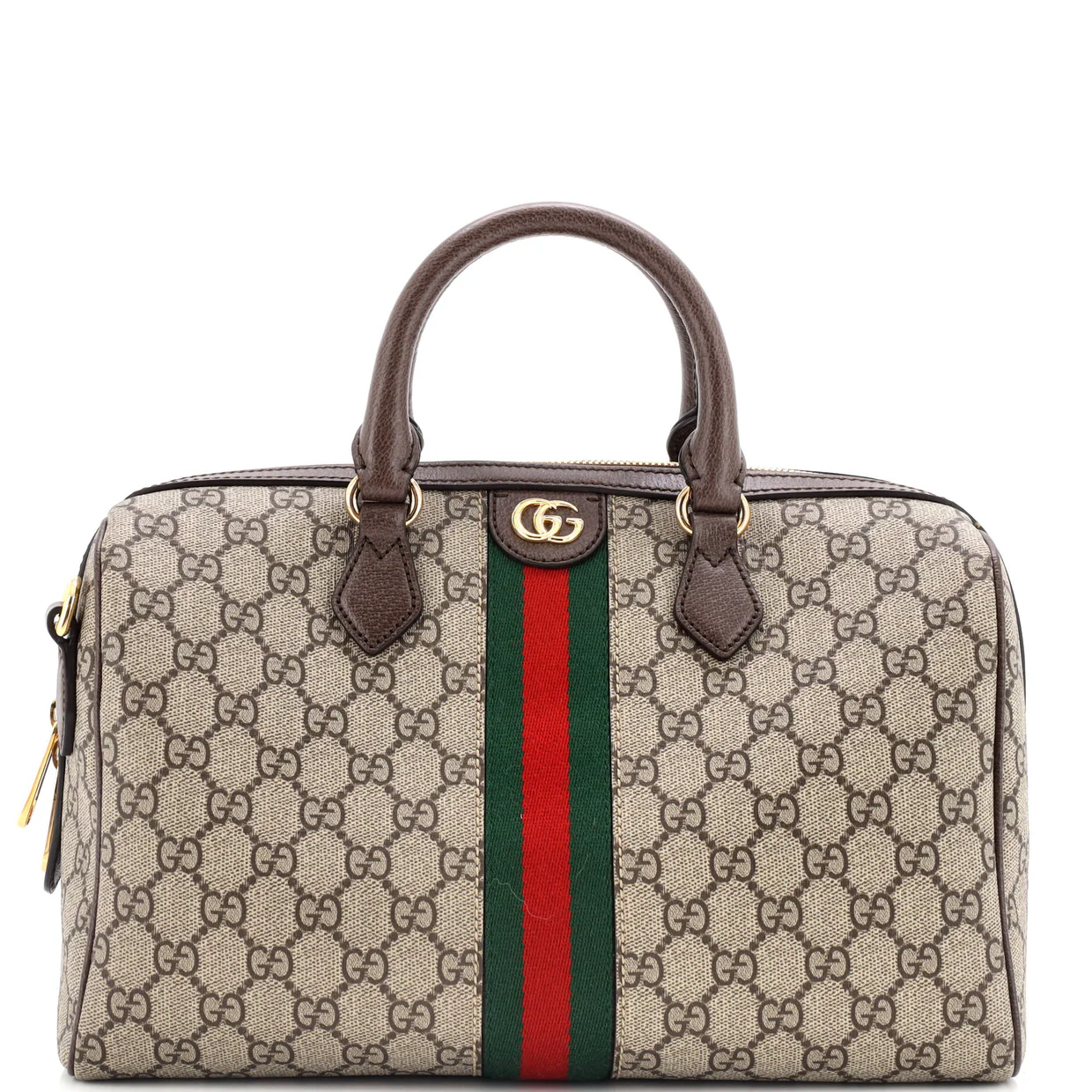 Ophidia Convertible Boston Bag GG Coated Canvas Medium - Deep Luxury