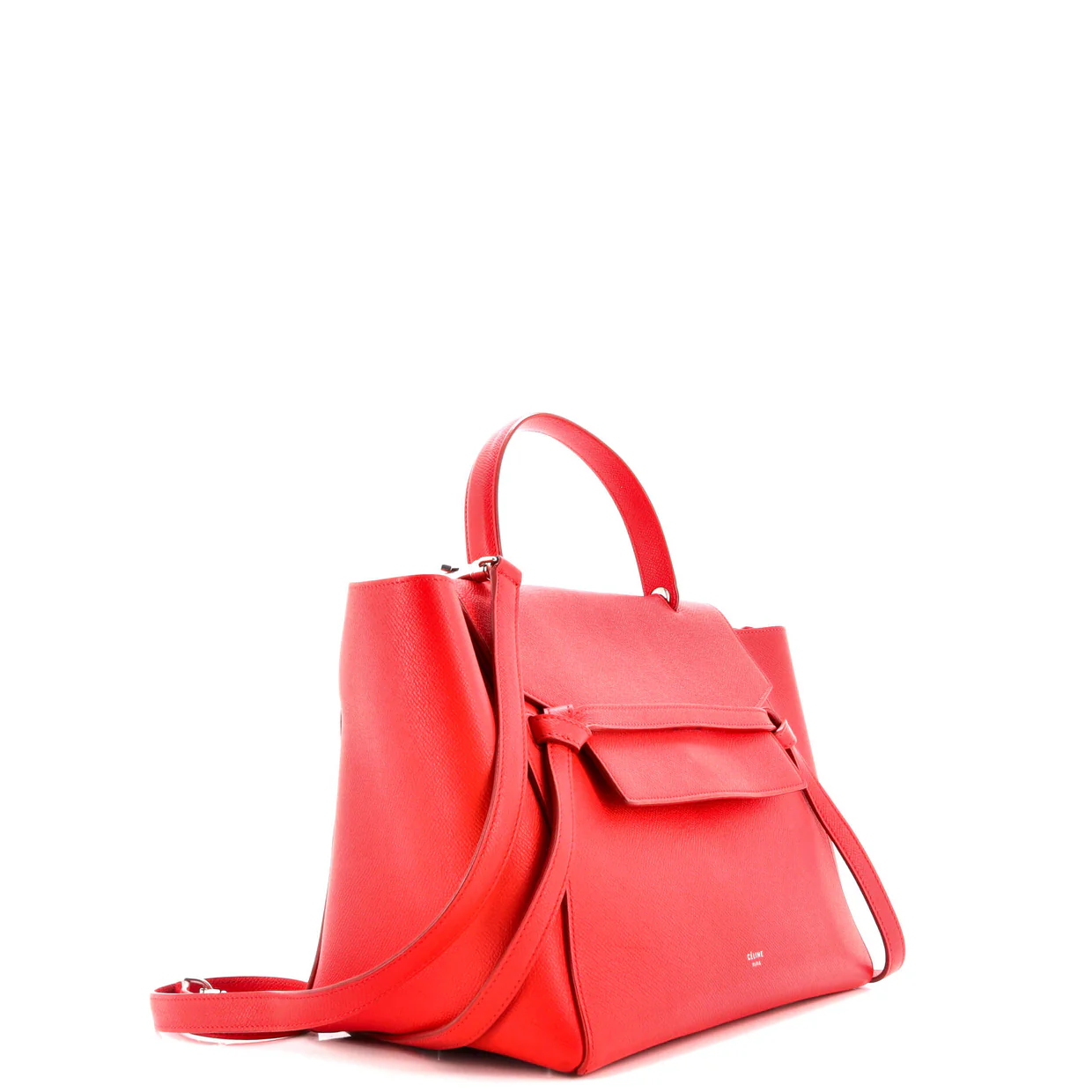 Belt Bag Textured Leather Mini - Deep Luxury