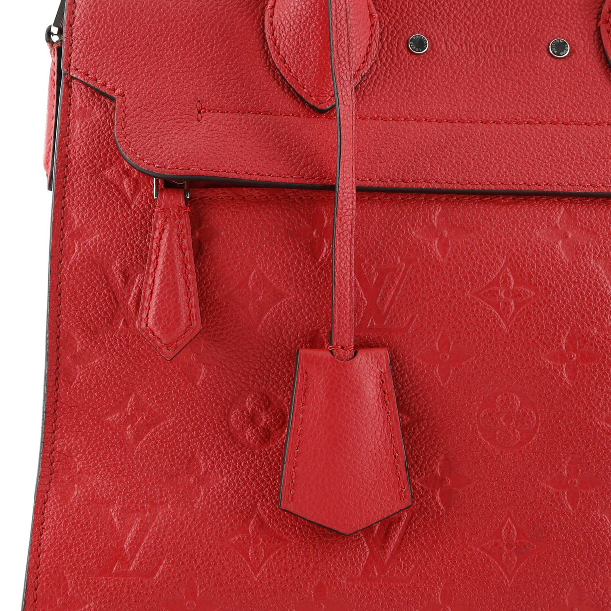 Pont Neuf Handbag Monogram Empreinte Leather MM - Deep Luxury