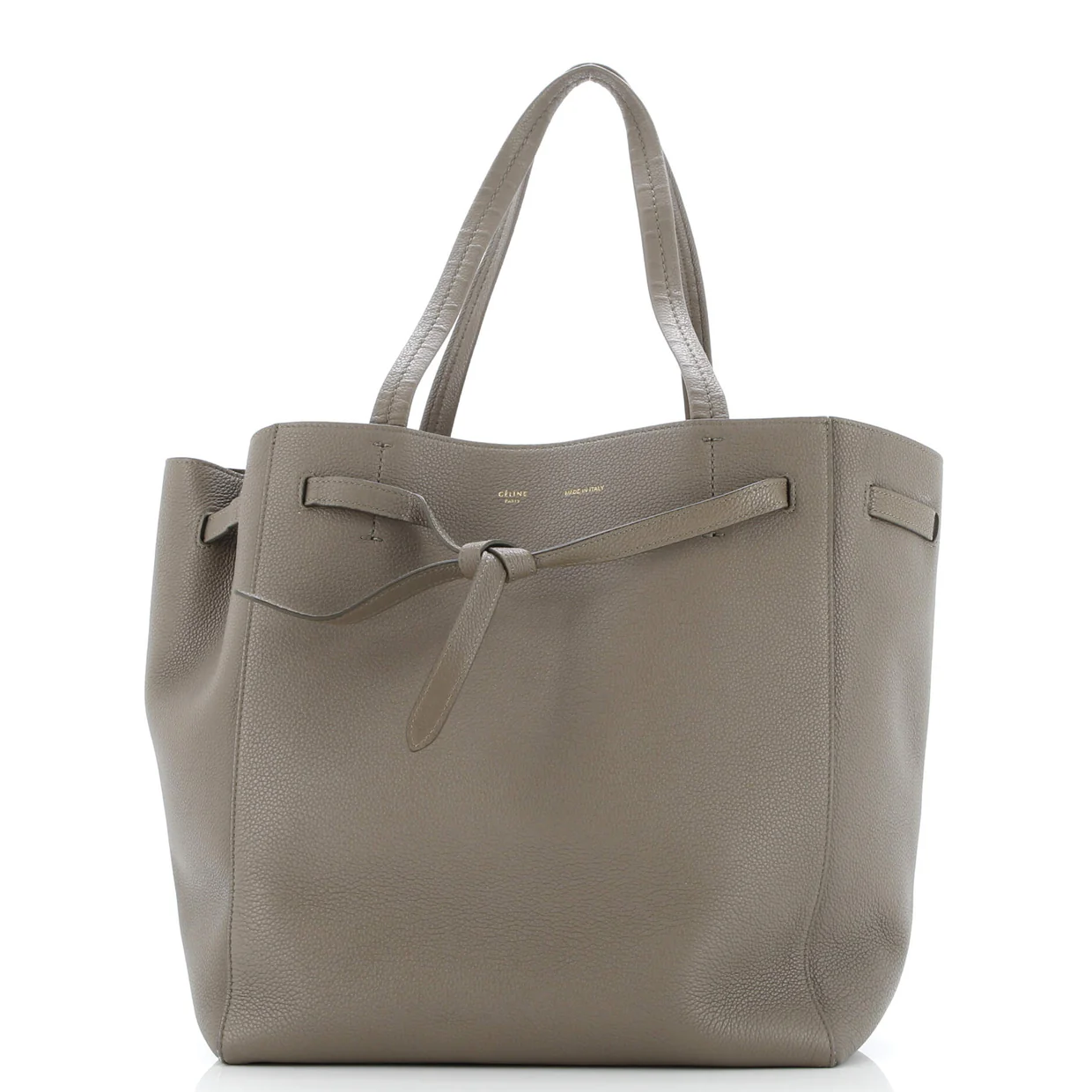 Phantom Tie Cabas Tote Leather Small - Deep Luxury