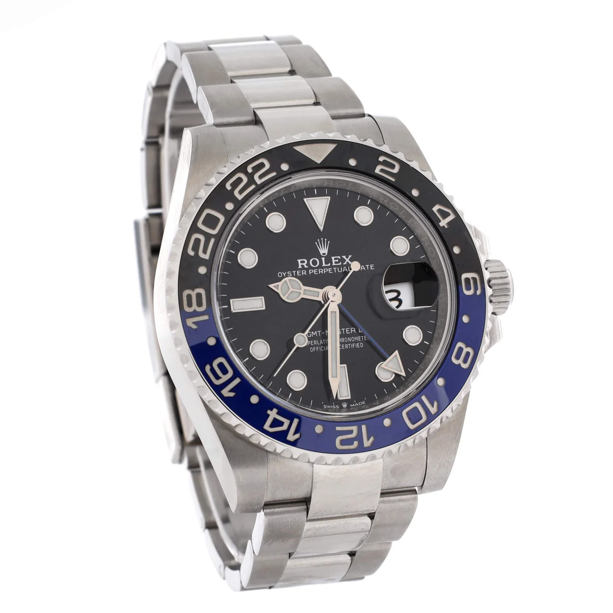 Oyster Perpetual Date GMT-Master II Batman Automatic Watch Stainless Steel and Cerachrom 40 - Deep Luxury