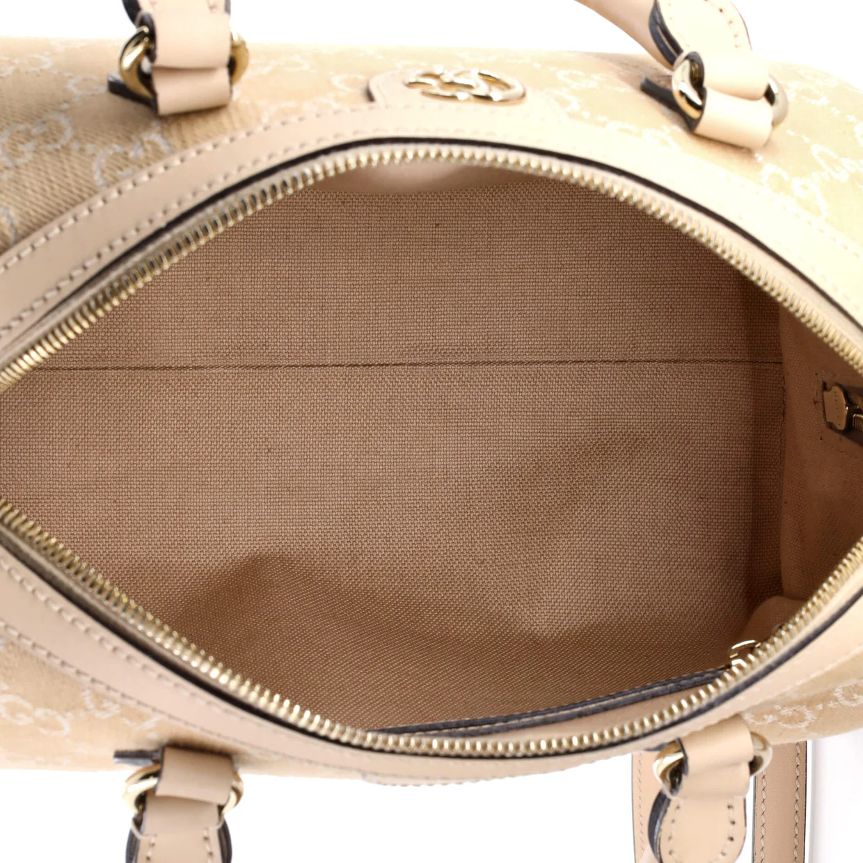 Ophidia Convertible Boston Bag GG Denim Small - Deep Luxury