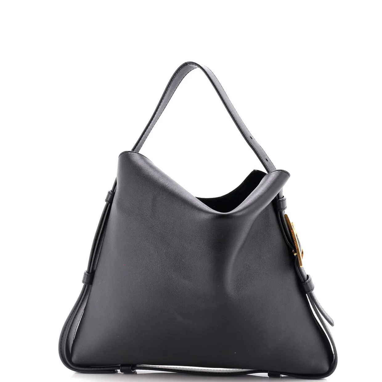 Cradle Shoulder Bag Leather Medium - Deep Luxury
