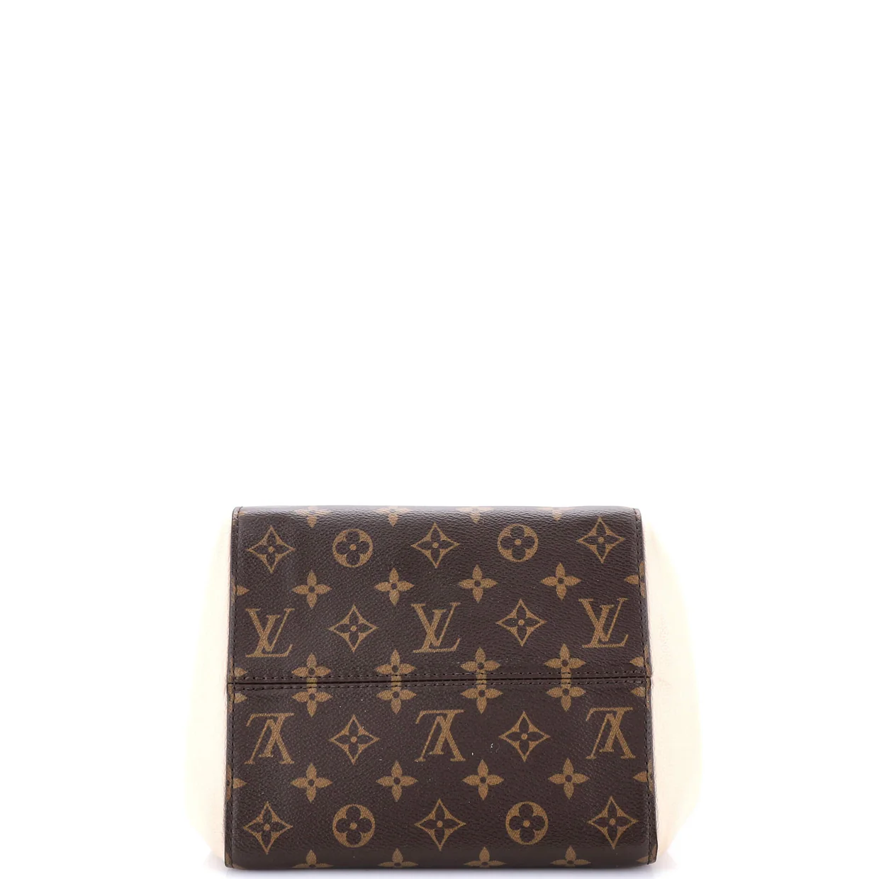 Fold Tote Monogram Canvas and Leather PM - Deep Luxury