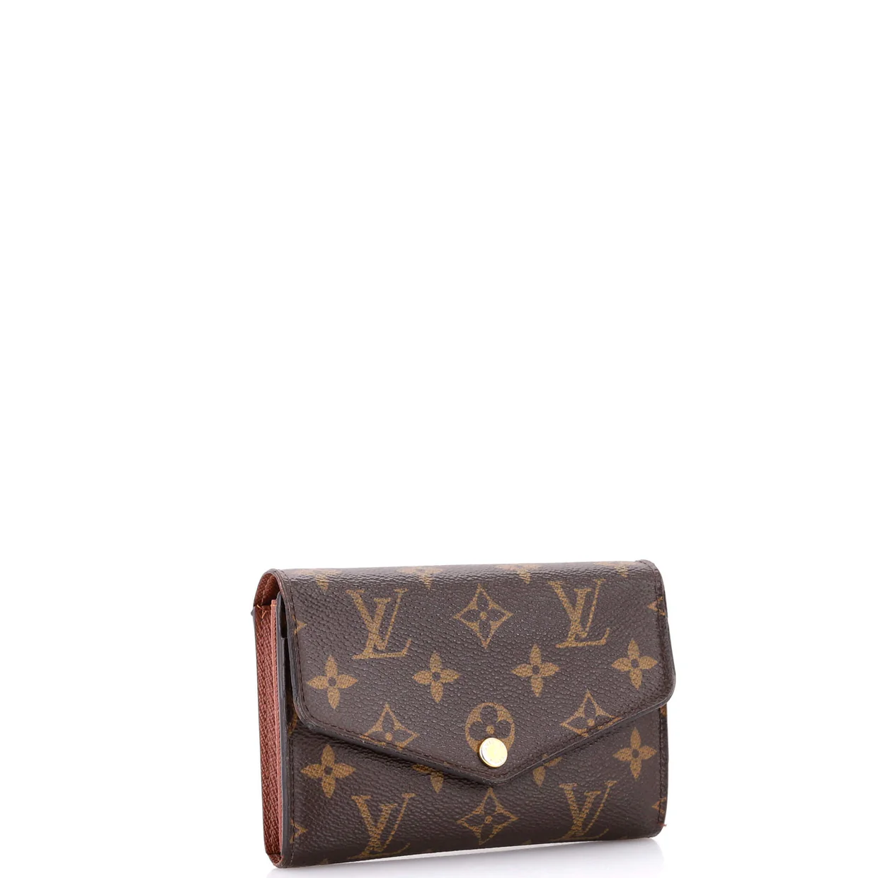 Compact Sarah Wallet Monogram Canvas - Deep Luxury