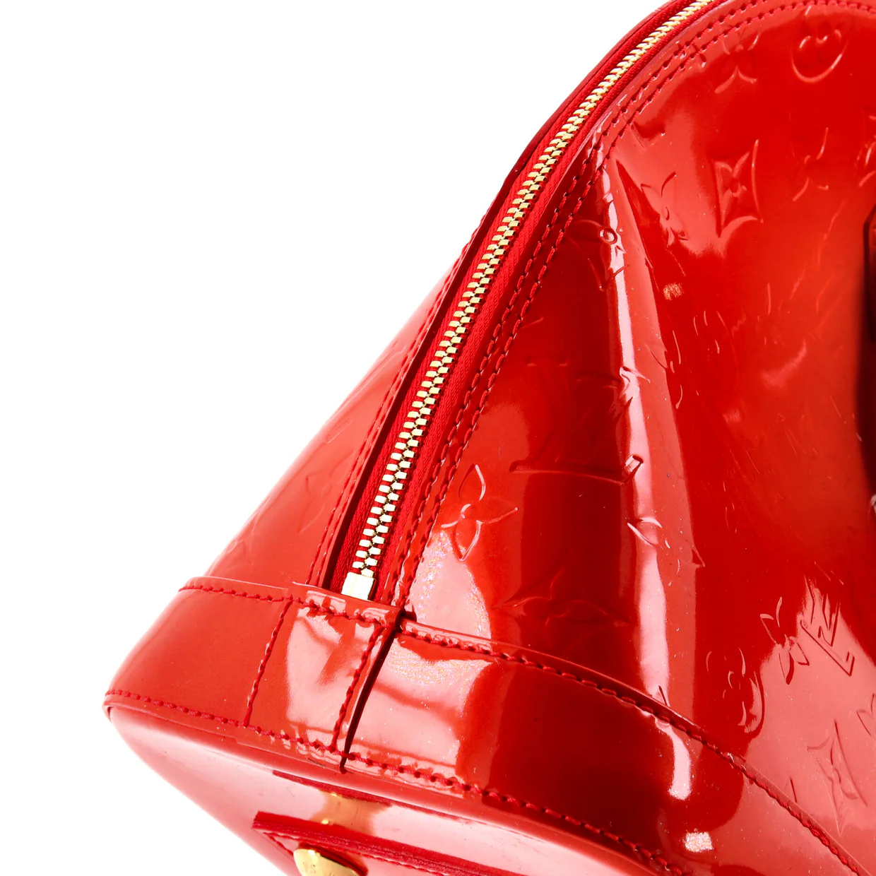 Alma Handbag Monogram Vernis PM - Deep Luxury