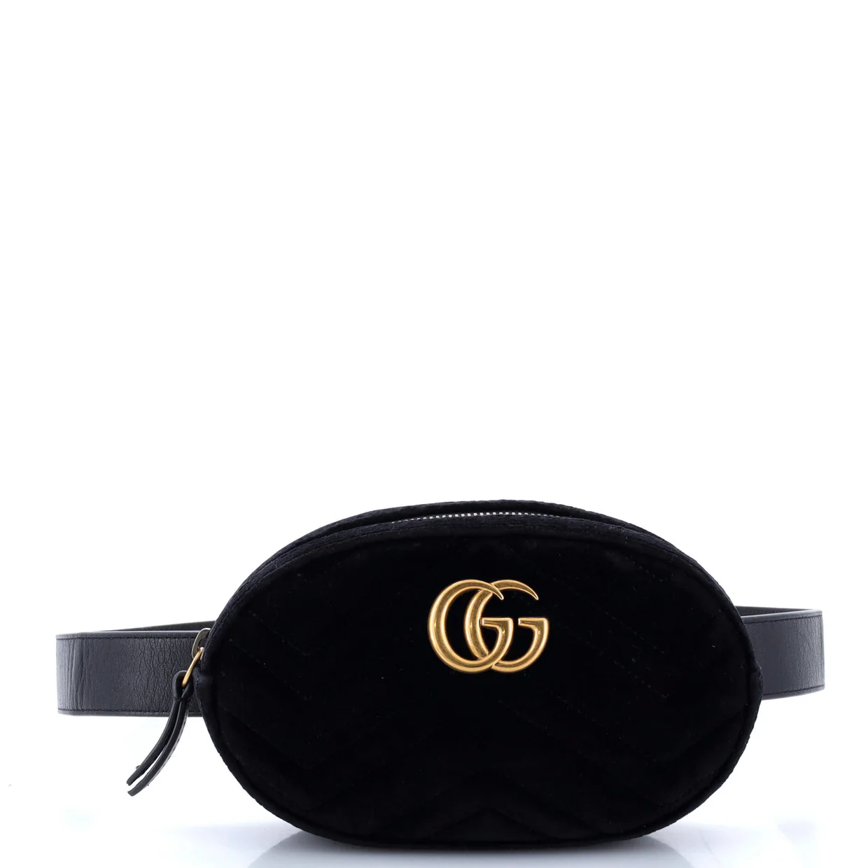 GG Marmont Belt Bag Matelasse Velvet - Deep Luxury