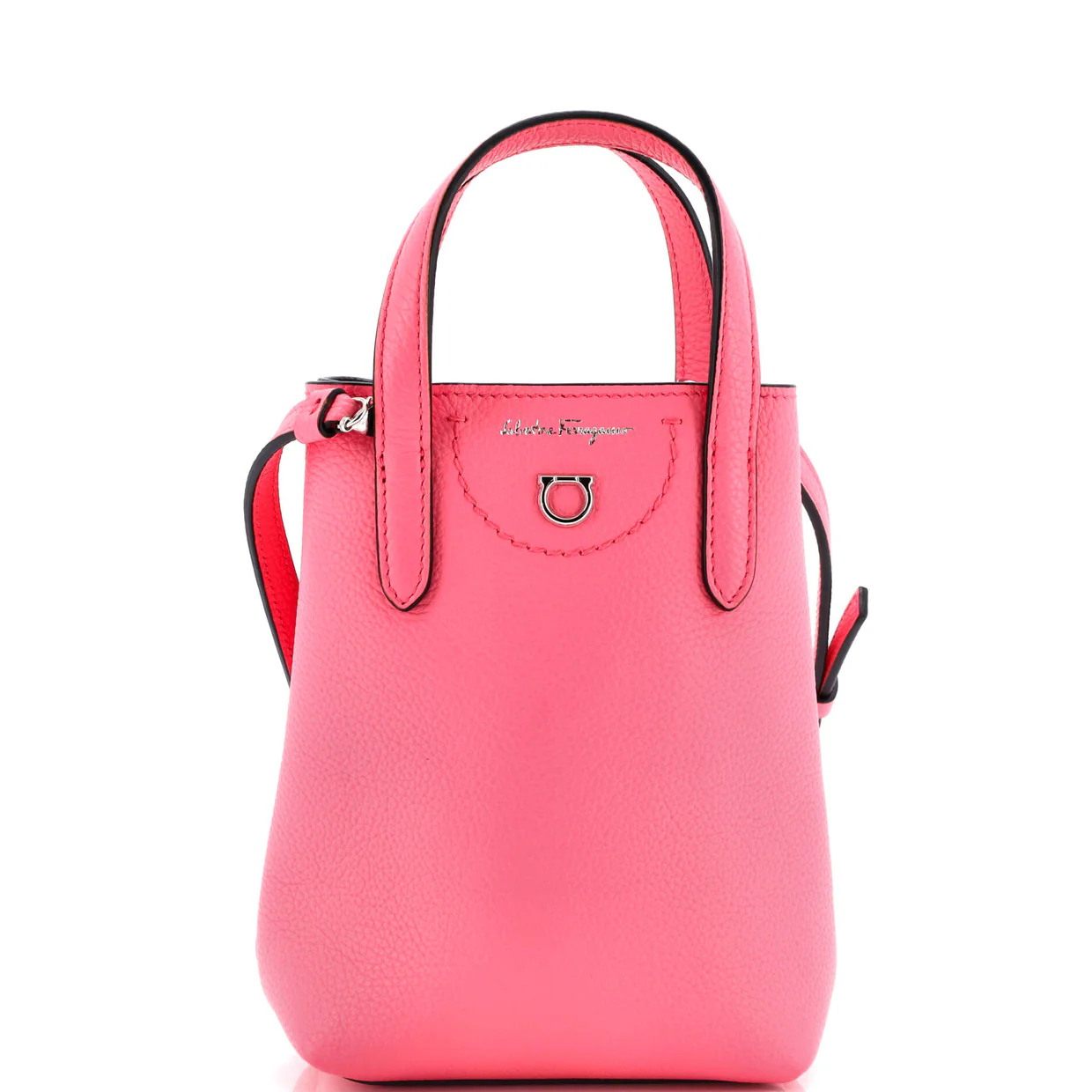 Gancini Tote Leather Mini - Deep Luxury