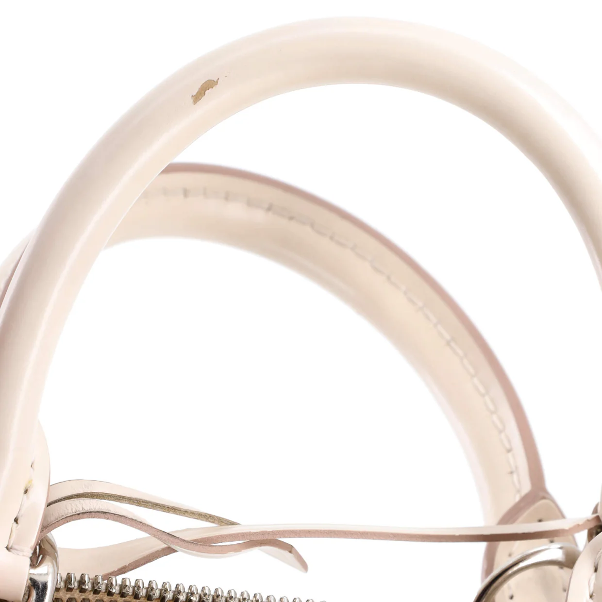 Alma Handbag Epi Leather with Logo Jacquard Strap BB - Deep Luxury