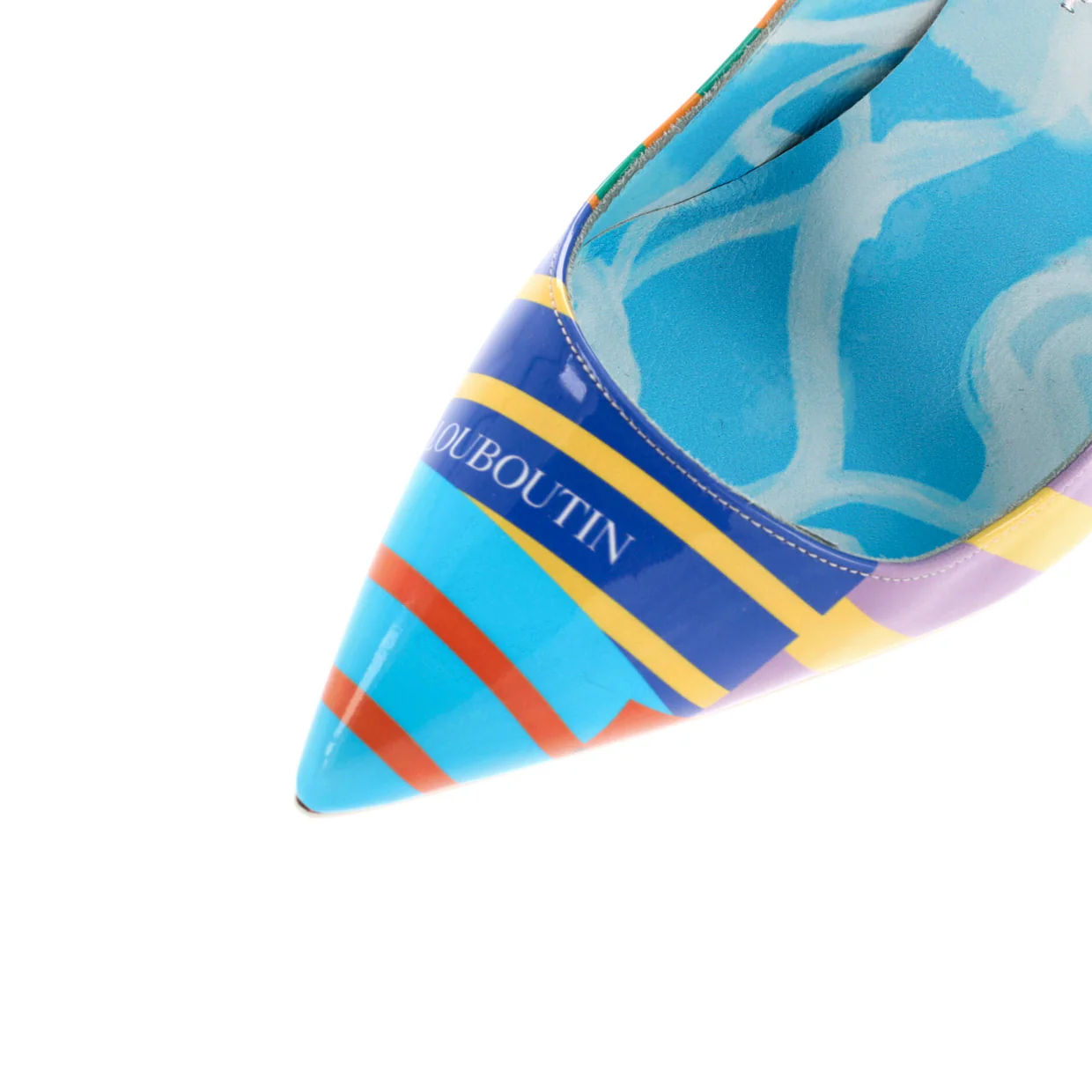 Women's So Kate Pumps Printed Patent 120 - Deep Luxury
