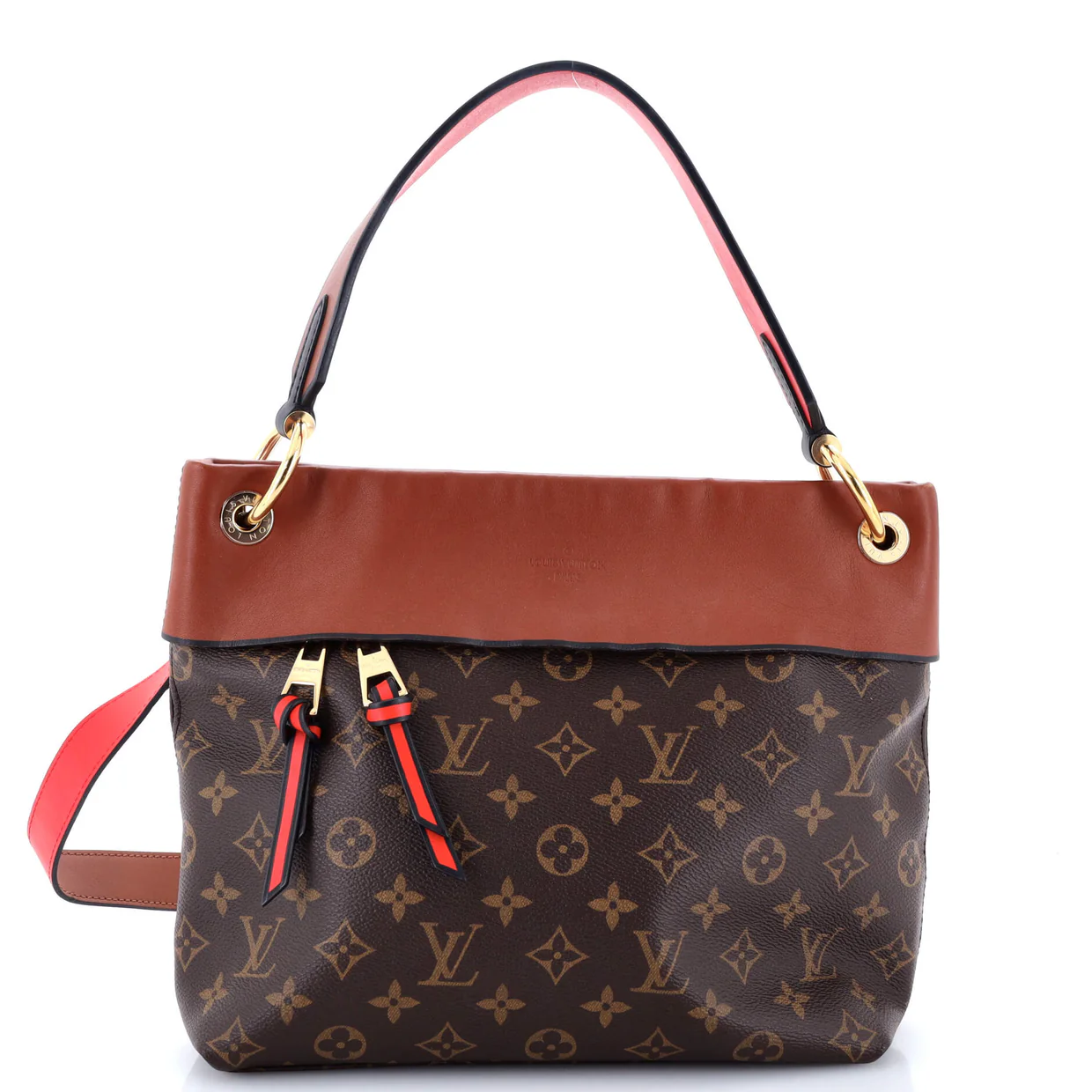 Tuileries Besace Bag Monogram Canvas with Leather - Deep Luxury