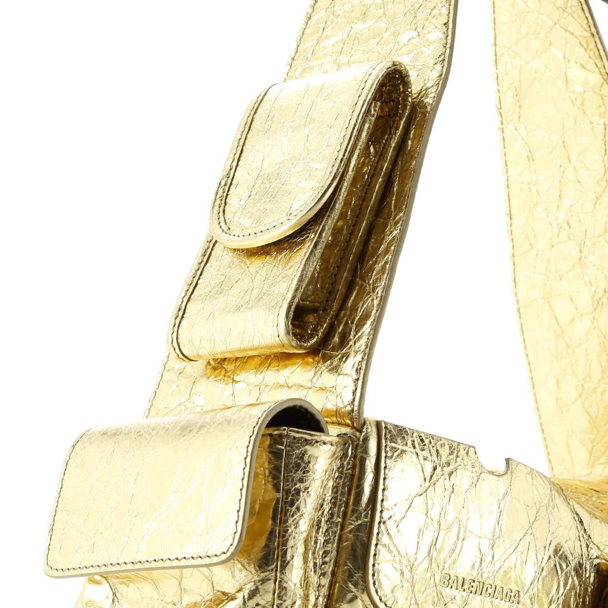 Superbusy Multi-Pocket Sling Bag Leather Small - Deep Luxury