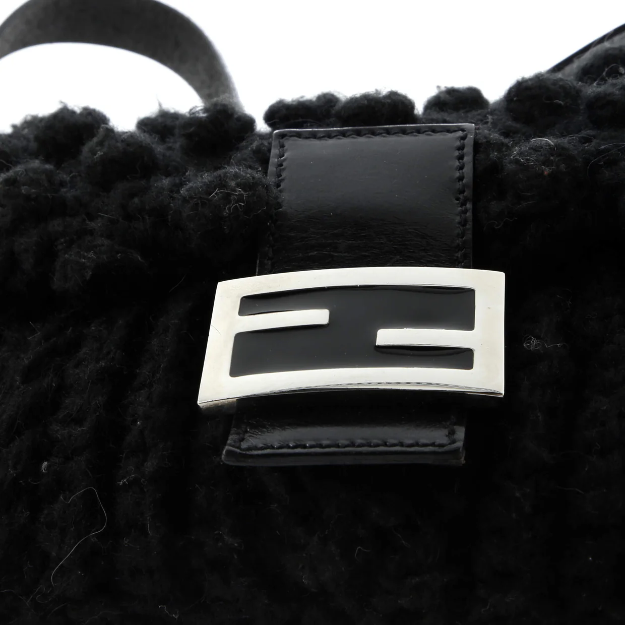 Baguette Bag Knit Fabric Small - Deep Luxury