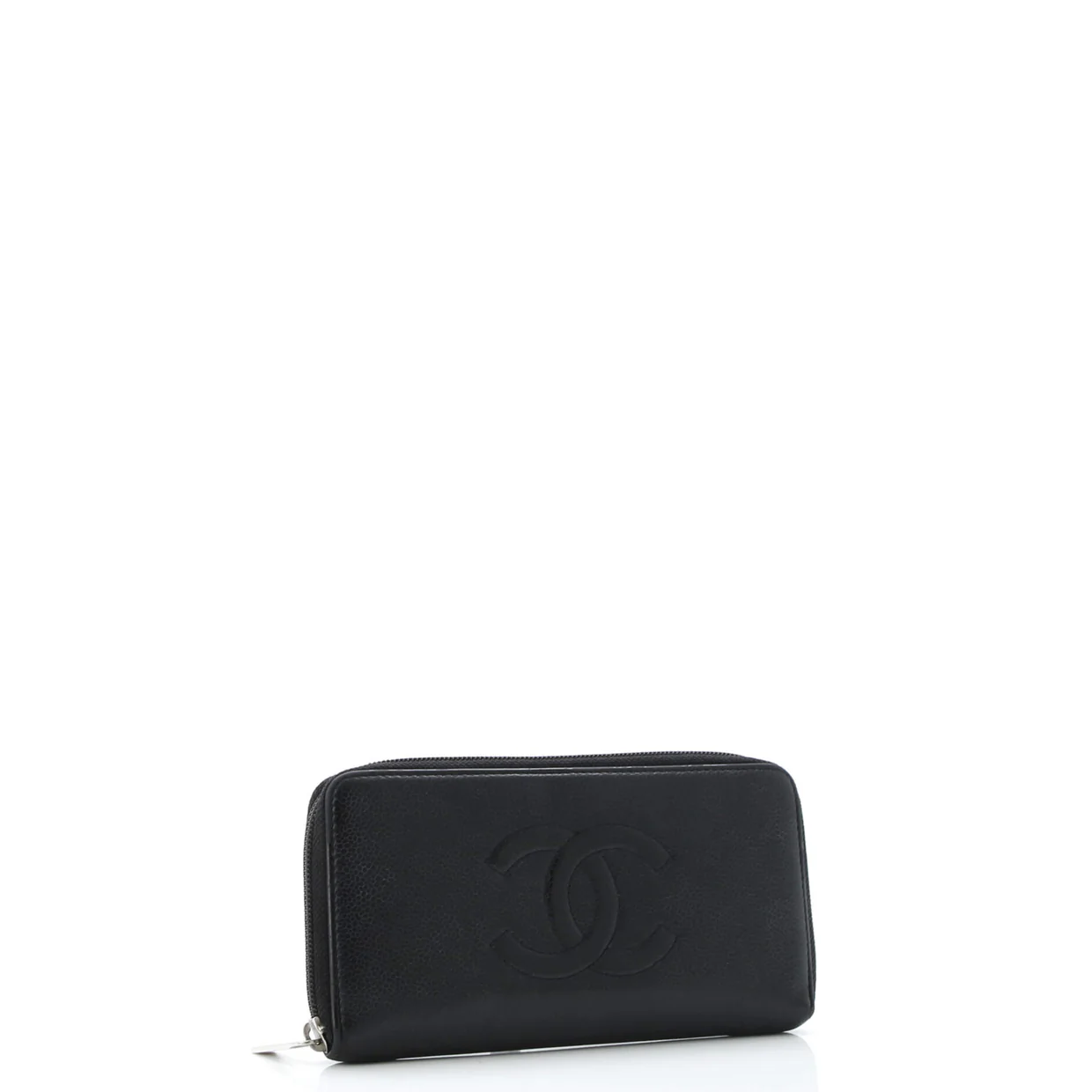 Timeless CC Zipped Wallet Caviar Long - Deep Luxury