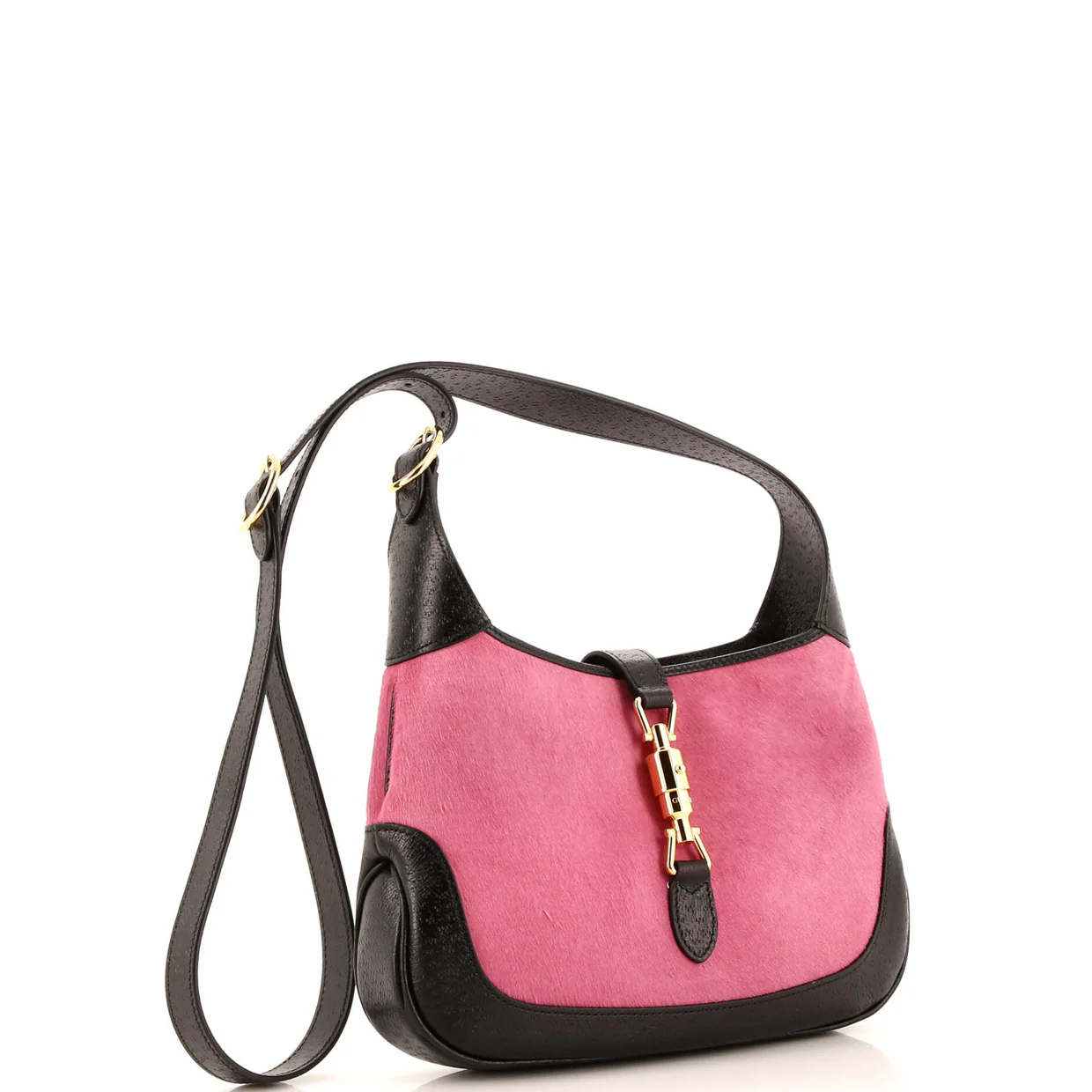 Jackie 1961 Hobo Calf Hair with Leather Small - Deep Luxury