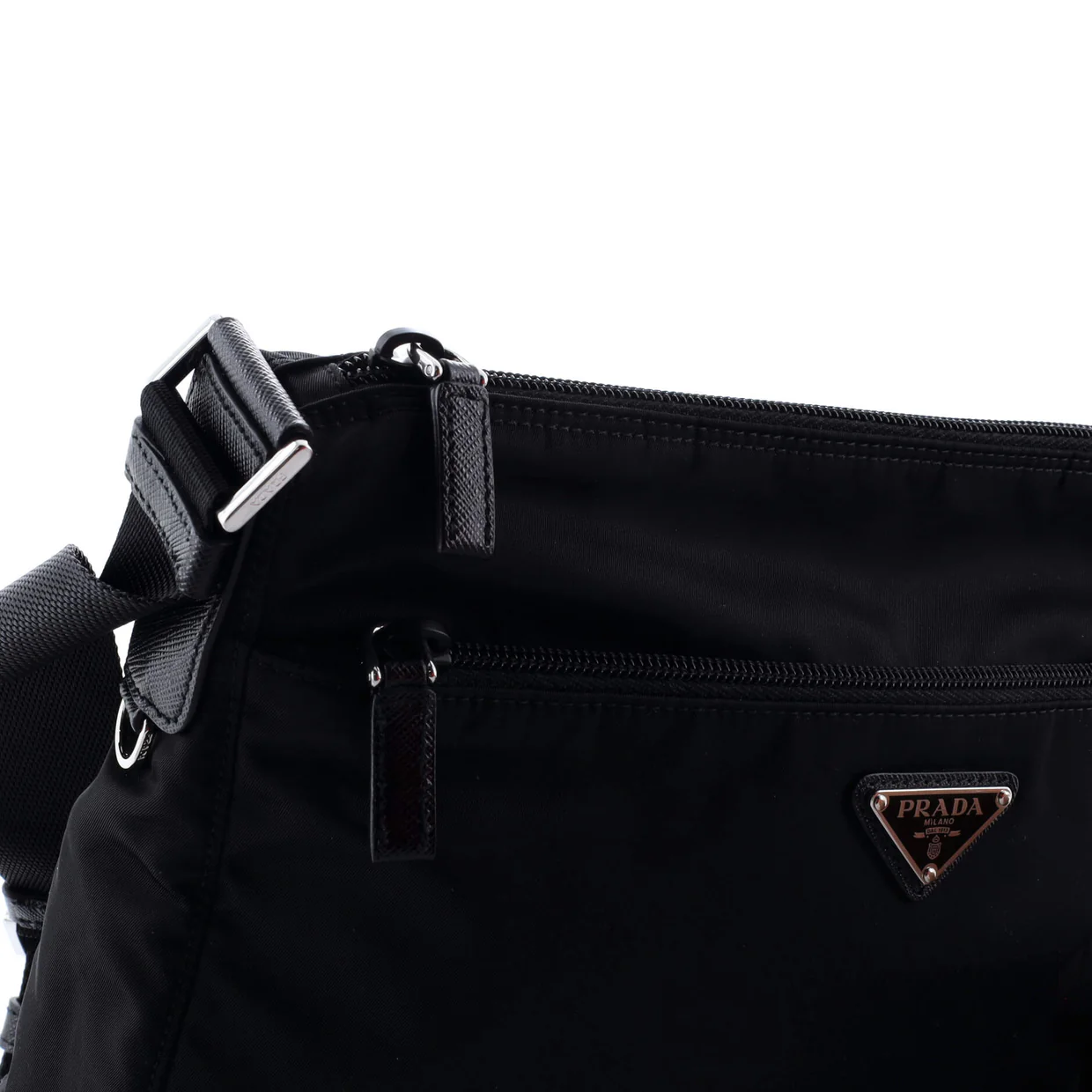 Re-Edition Front Pocket Messenger Bag Tessuto Large - Deep Luxury
