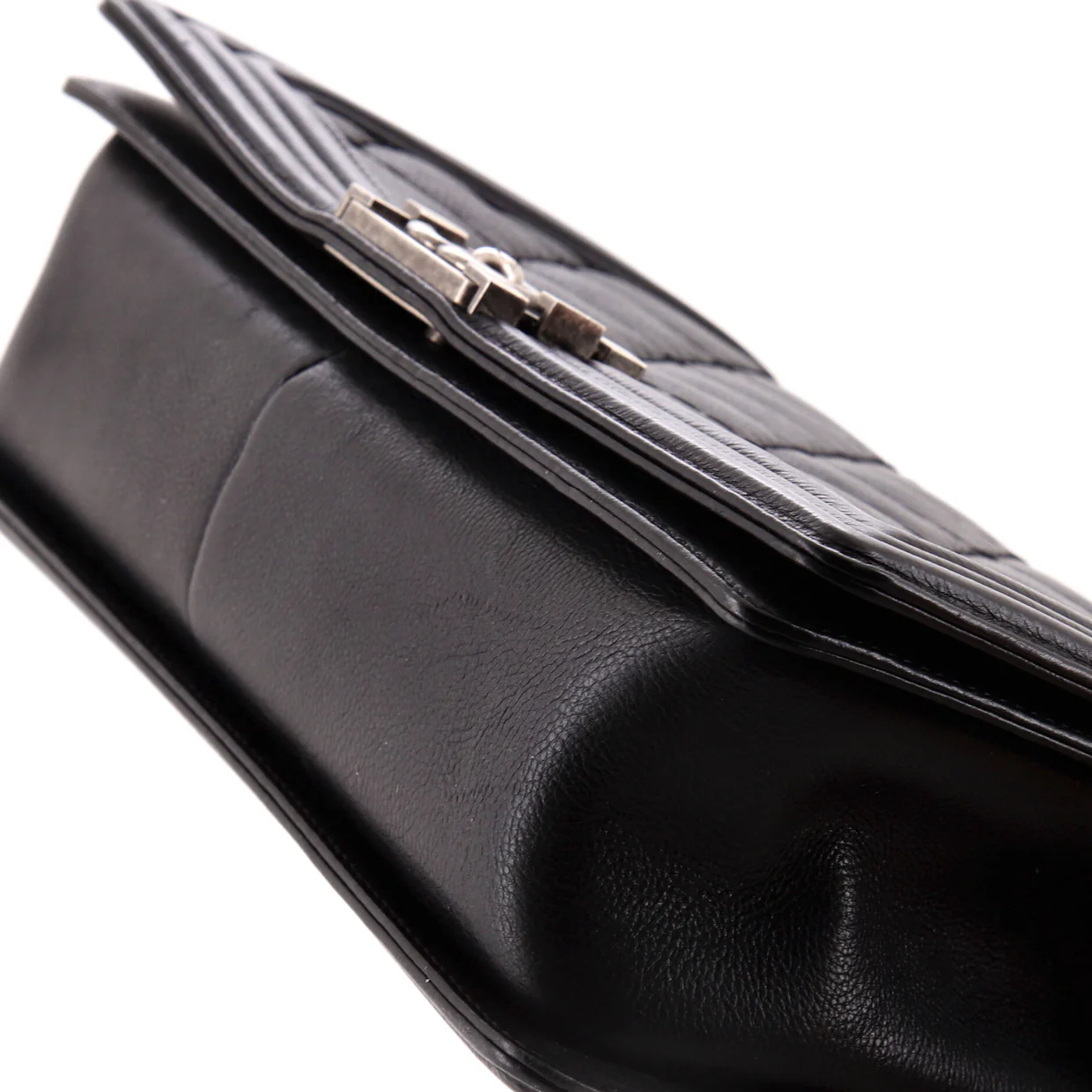 Stitch Boy Flap Bag Quilted Calfskin New Medium - Deep Luxury