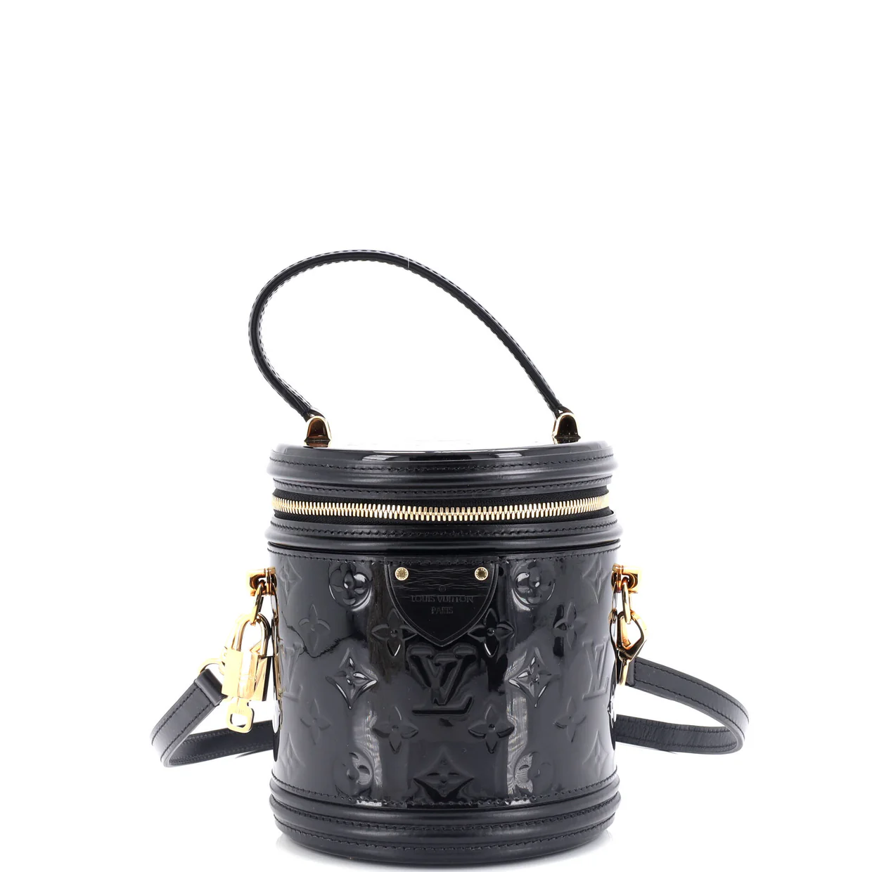 Cannes Handbag Monogram Vernis - Deep Luxury