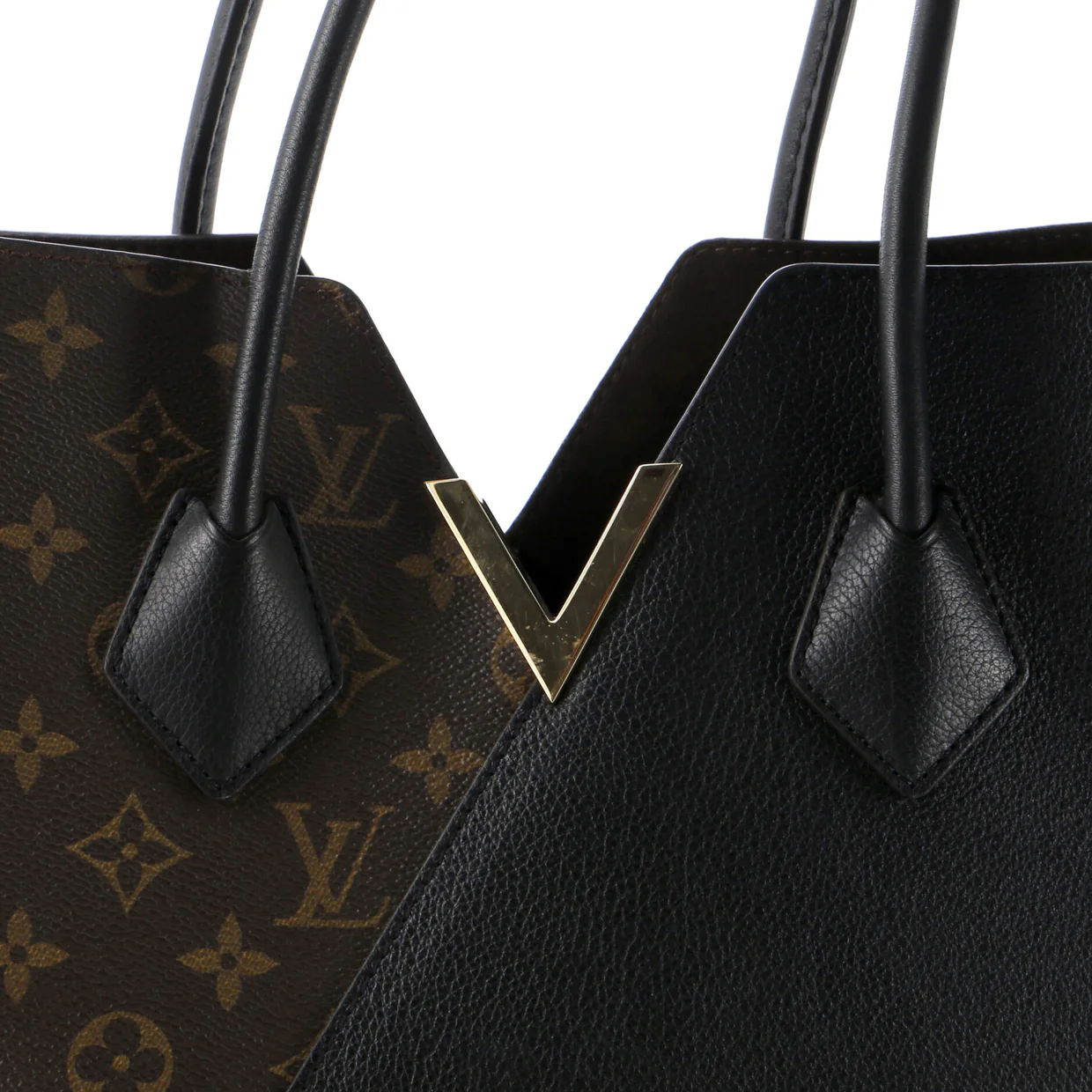 Kimono Handbag Monogram Canvas and Leather MM - Deep Luxury