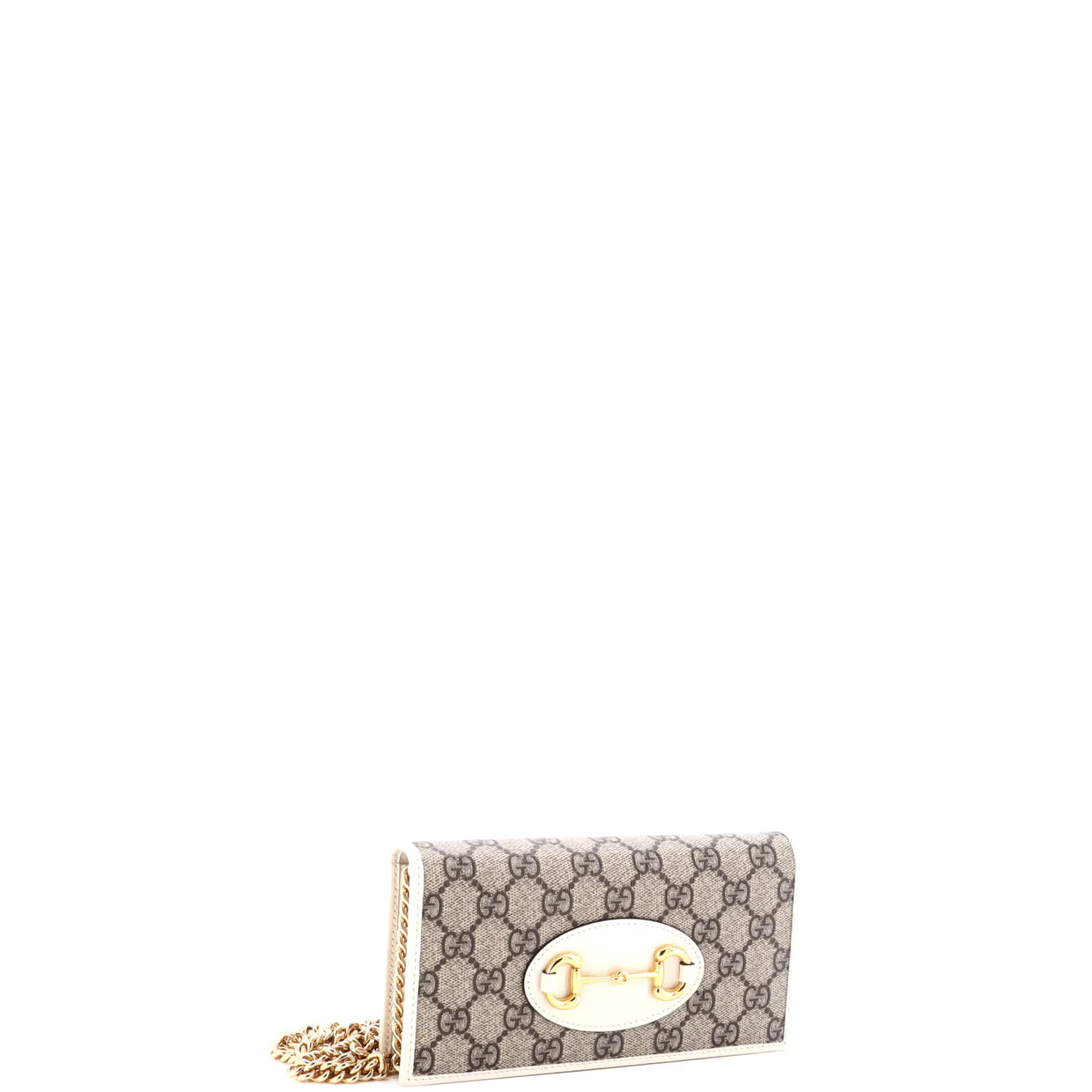 Horsebit 1955 Chain Wallet GG Coated Canvas - Deep Luxury