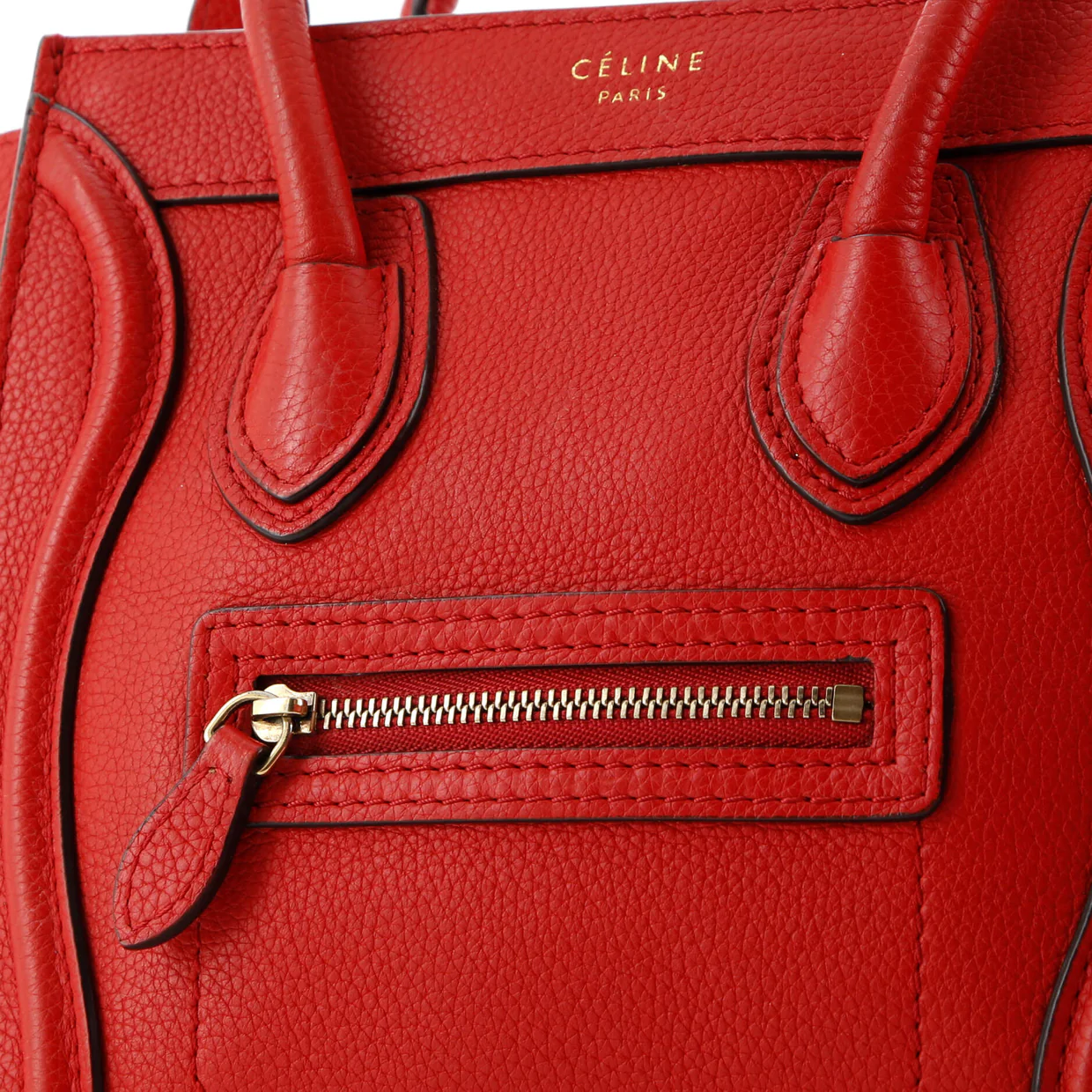 Luggage Bag Grainy Leather Nano - Deep Luxury