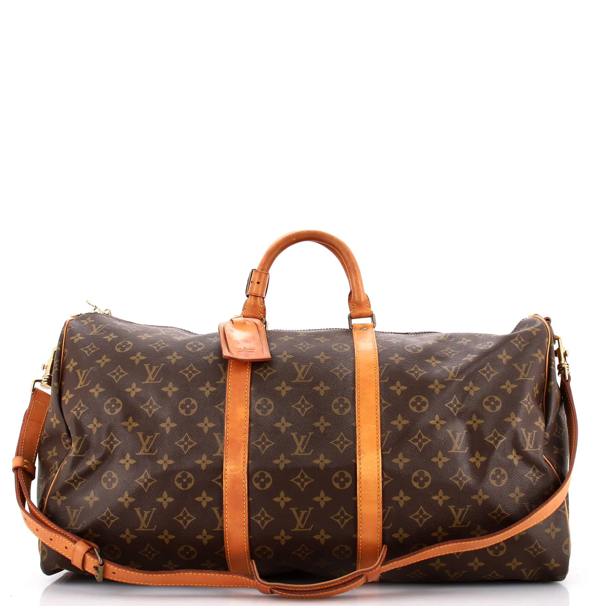 Keepall Bandouliere Bag Monogram Canvas 55 - Deep Luxury