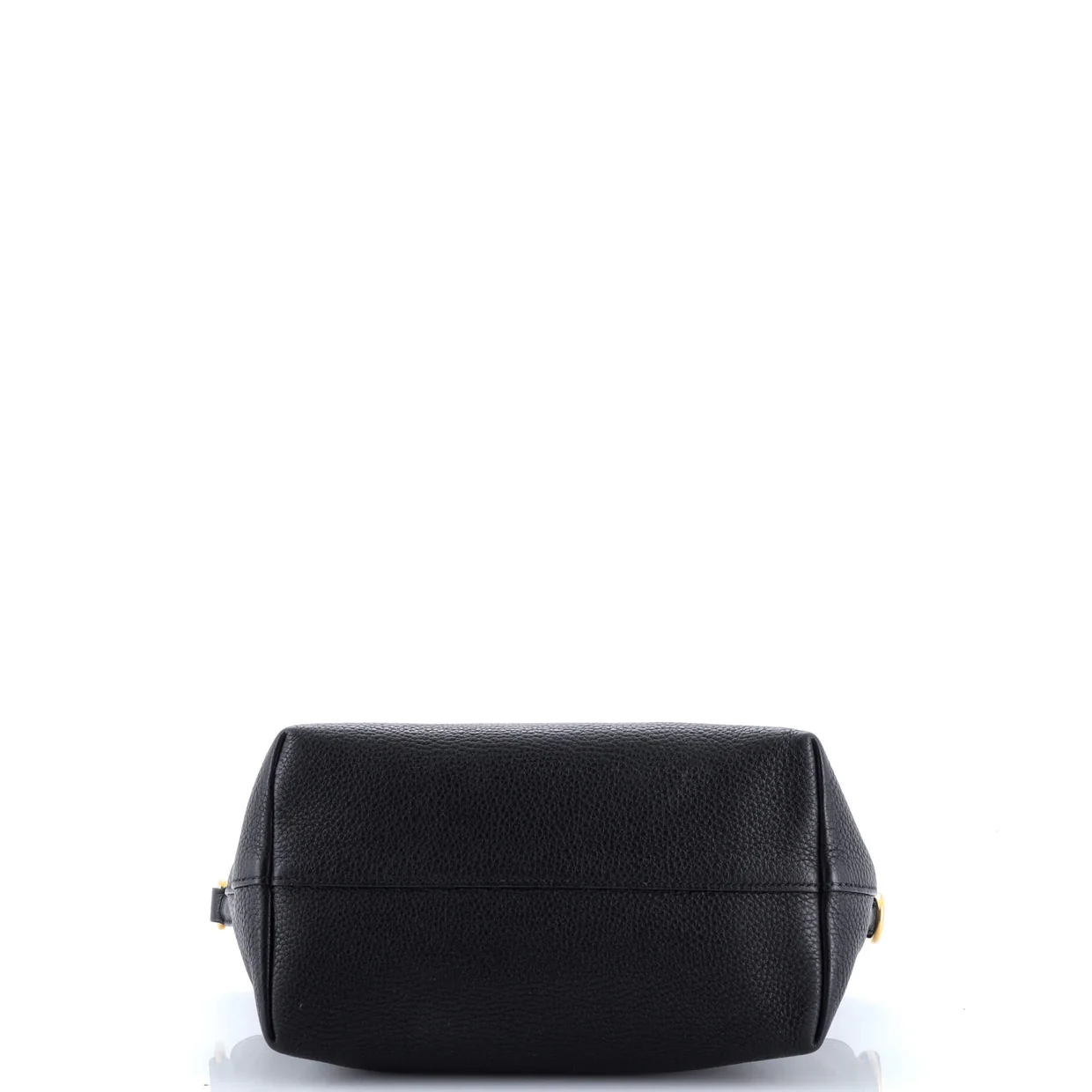 Dual Strap Zip Tote Vitello Daino Small - Deep Luxury